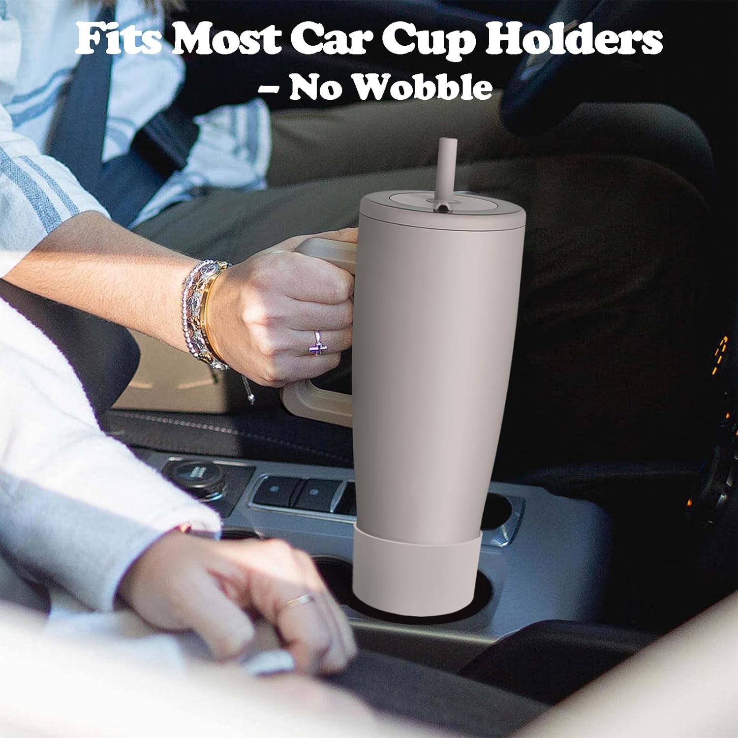 2Pcs Silicone Boot Compatible with Brumate Era 40 oz 30 oz Tumbler, Anti-Slip Bottom Sleeve Cover Bumper, Protective Water Bottles Accessories, BPA-Free (Mocha) - Image 8