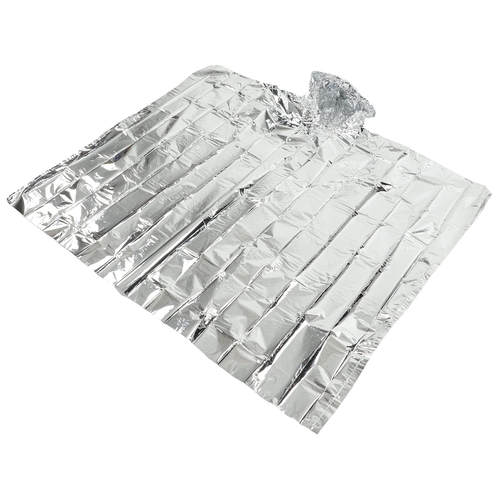 GenericKTM Healthcare® Emergency Rain Ponchos, 0.012mm Thick Silver Rain Ponchos for Field Exploration Trips |