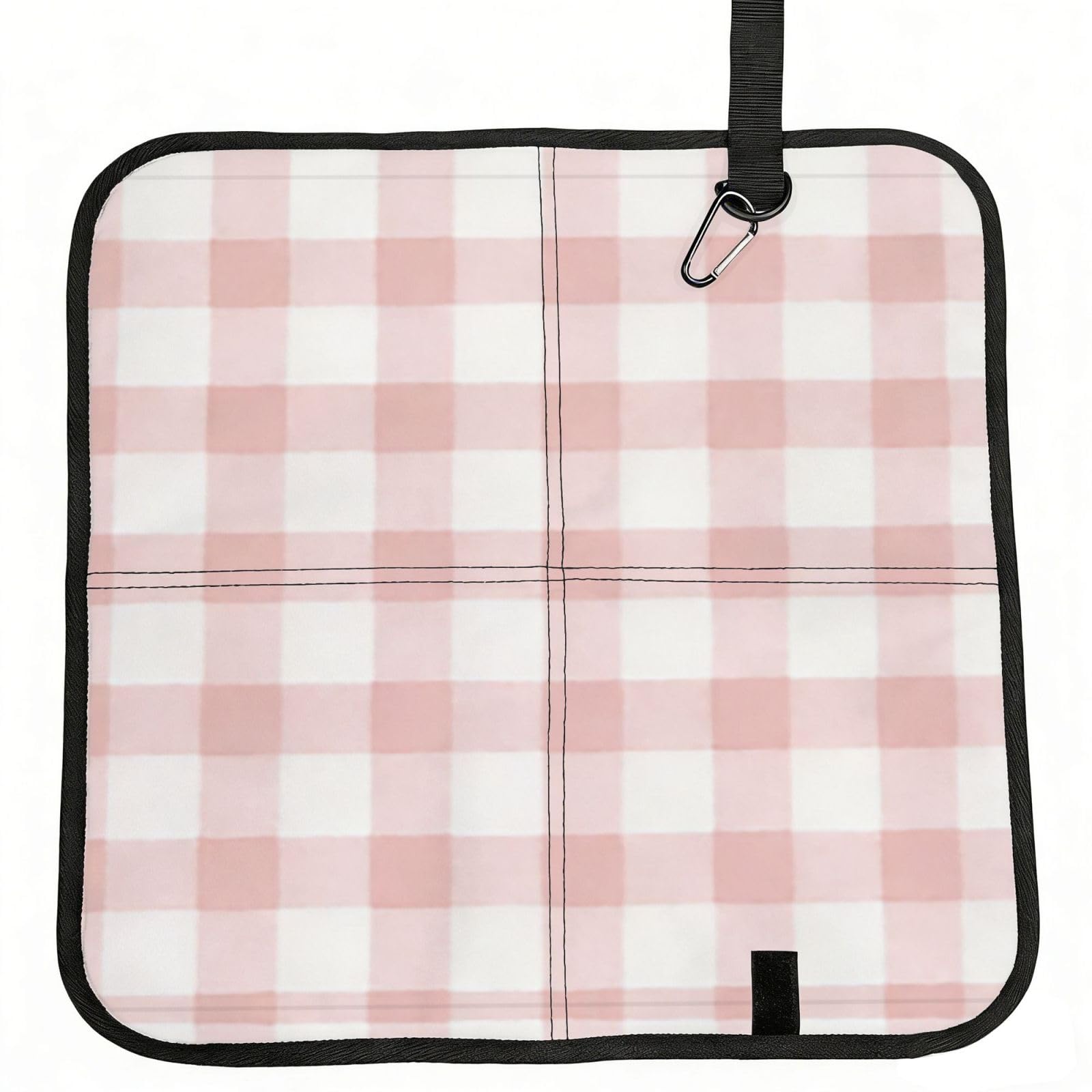 DUYIOKH Blush Print Foldable Portable Seat Cushion for World Cup Games, Camping and Outdoor Activities