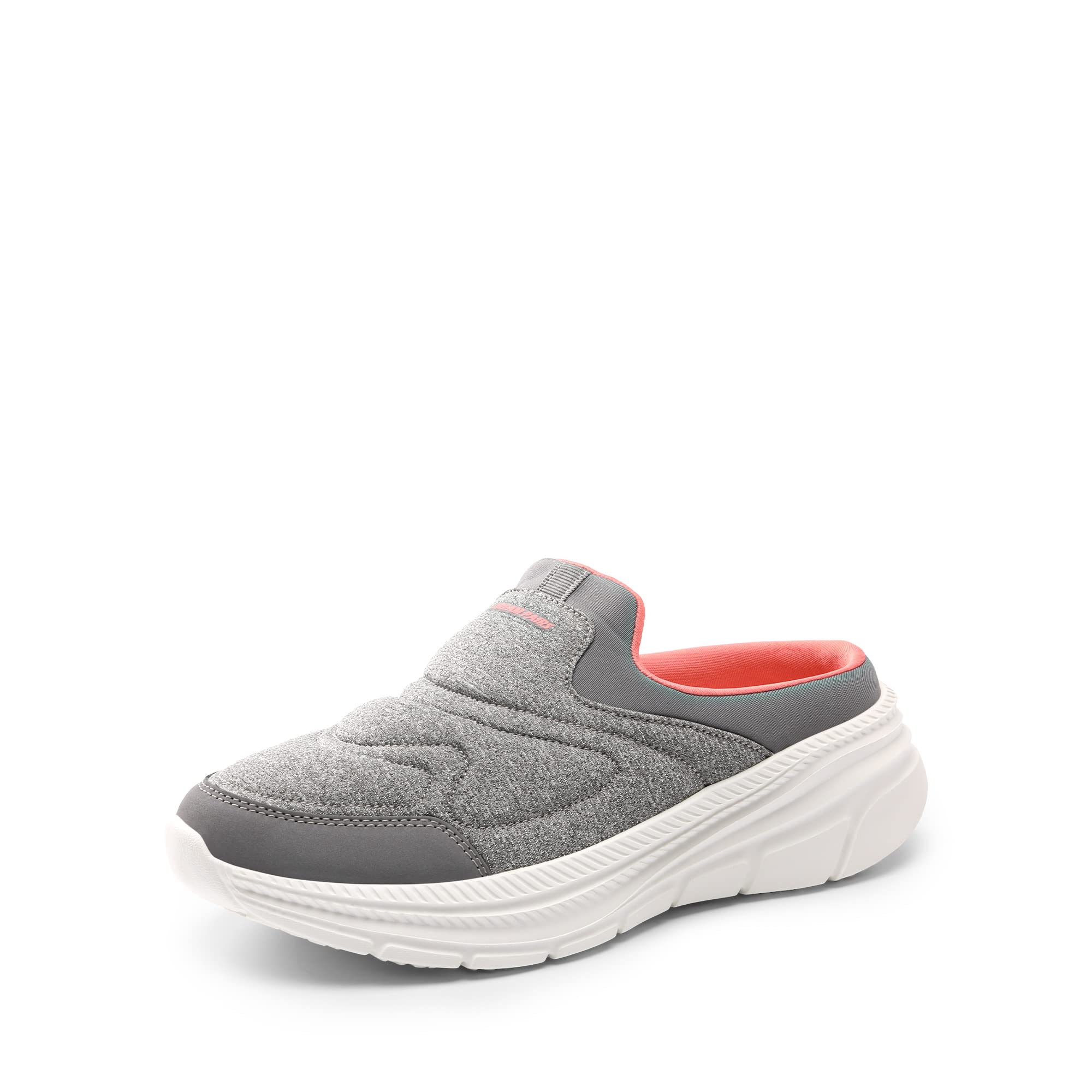 DREAM PAIRS Women's Slip on Walking Mules Shoes, Lightweight Non Slip Sneakers with Removable Insole - Breathable Knit Mesh Upper - Platform Casual Mules Flats Indoor Outdoor