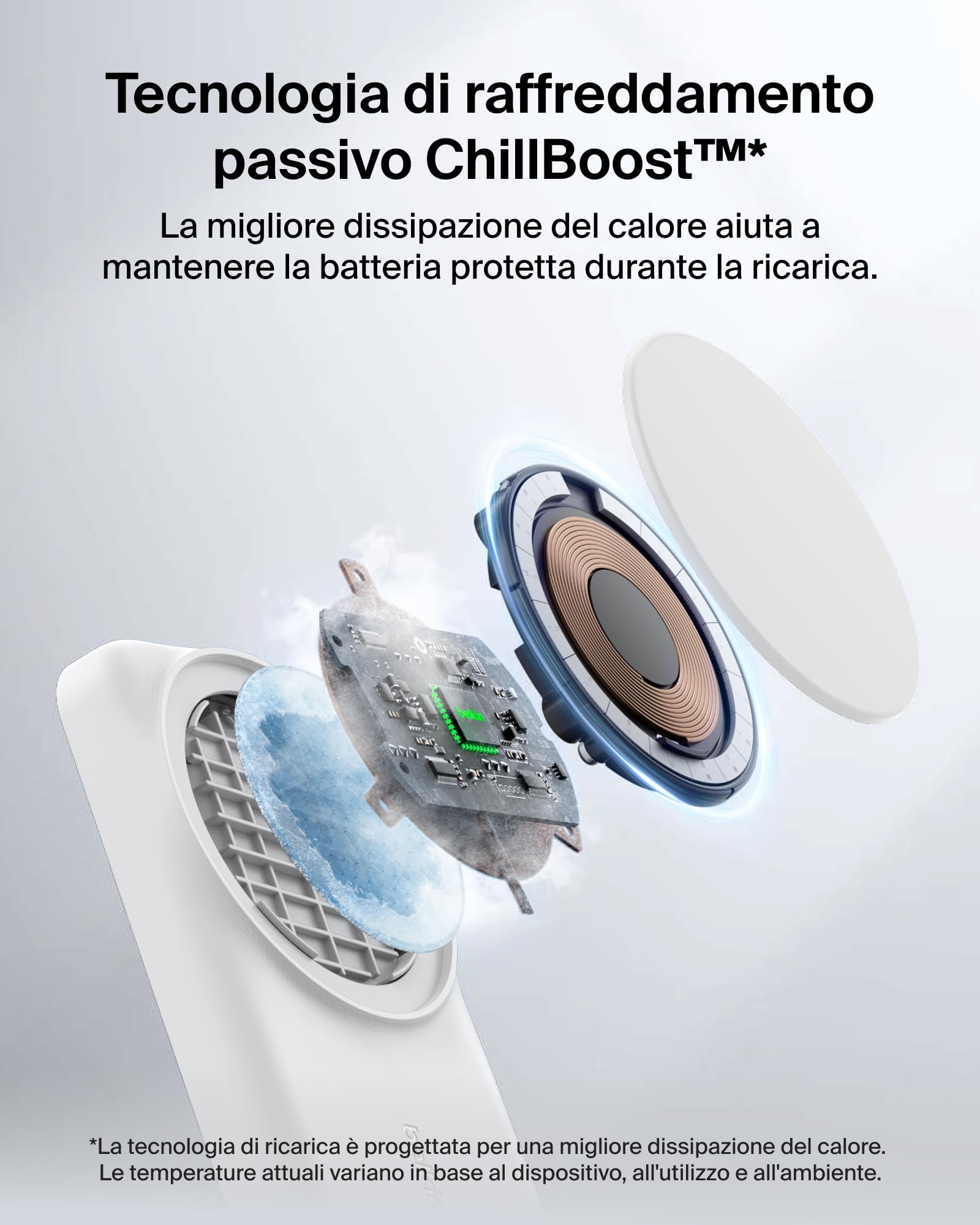Belkin UltraCharge Caricatore Wireless Magnetico Qi2, Stazione di Ricarica 3 in 1 25W, Caricatore Compatibile con MagSafe per iPhone 16, Apple Watch, AirPods, Pixelsnap con Adattatore 45W, Bianco