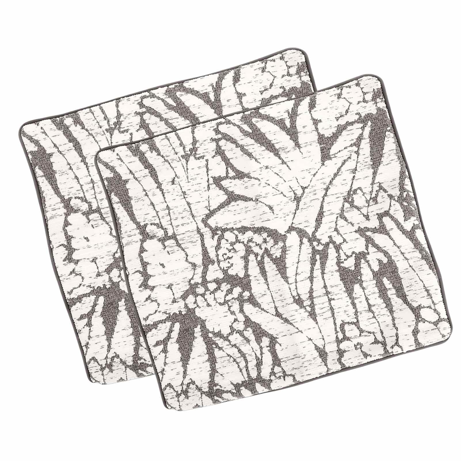 KIMISS Juego de 4 Fundas de Almohada Decorativas, Fundas de Cojín Bohemias para sofá Cama, Sala de Estar, Color Gris Claro (50,8x50,8 cm/20x20 Pulgadas)