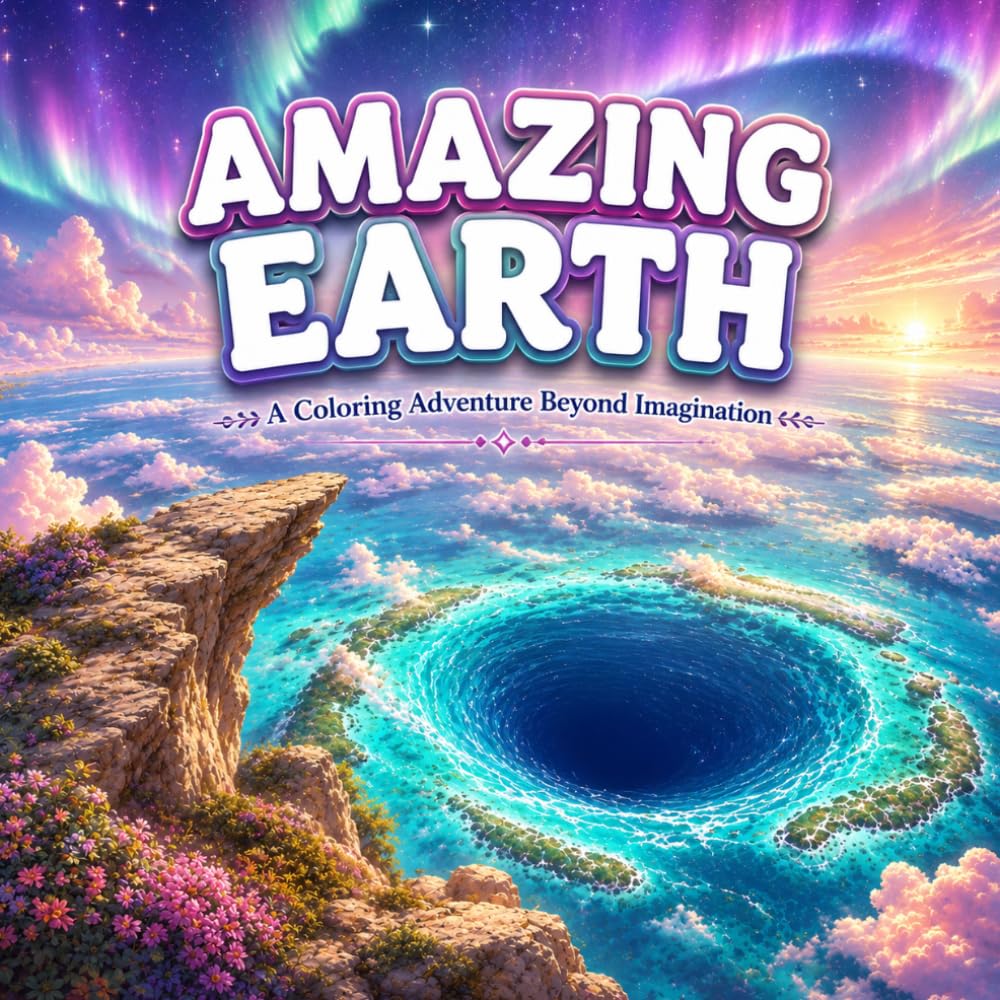 AMAZING EARTH: A Coloring Adventure Beyond Imagination