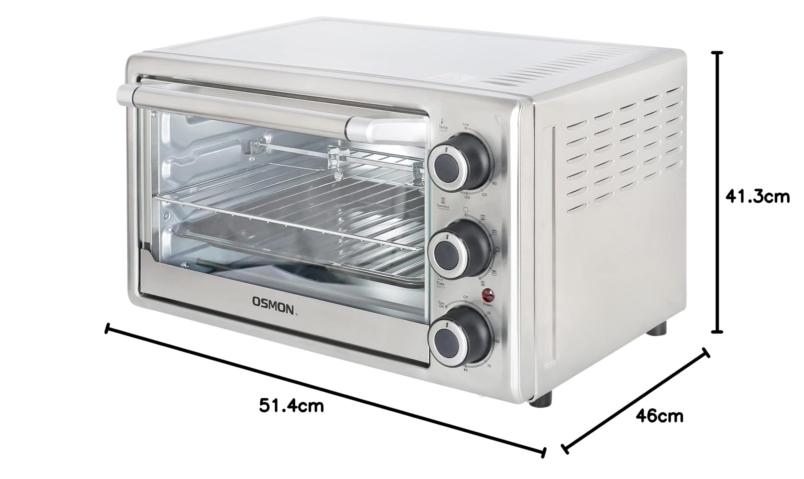 OSMON OS T025 Oven Toaster Griller - 25L, 6 Modes -7