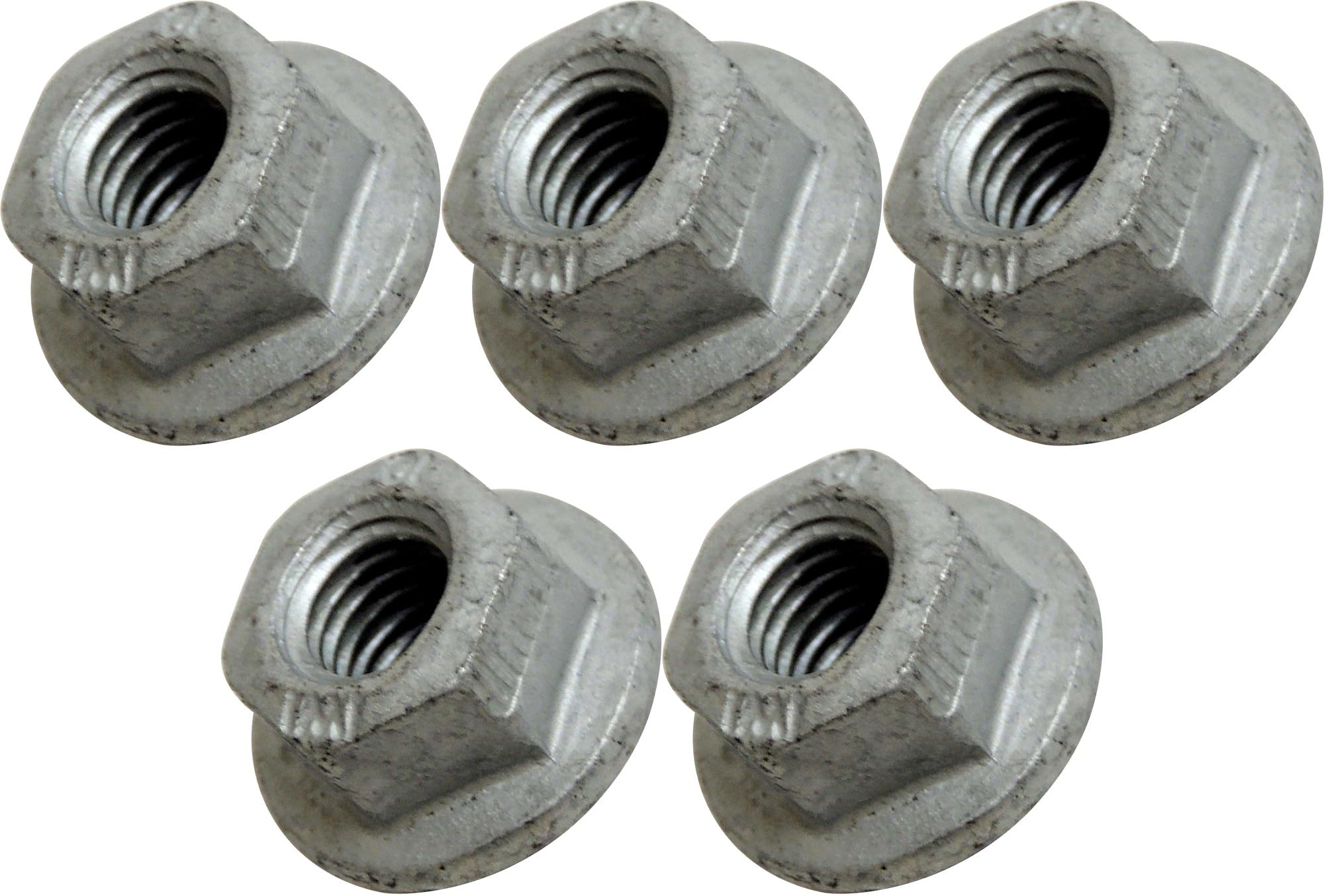 Amazon.com: APDTY 163950x5 M6 x 1.0 Hex Flange Lock Nut Set of 5