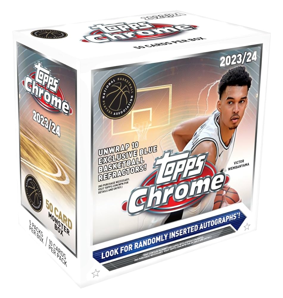 Amazon | 2023/24 Topps Chrome Basketball - Monster トップス