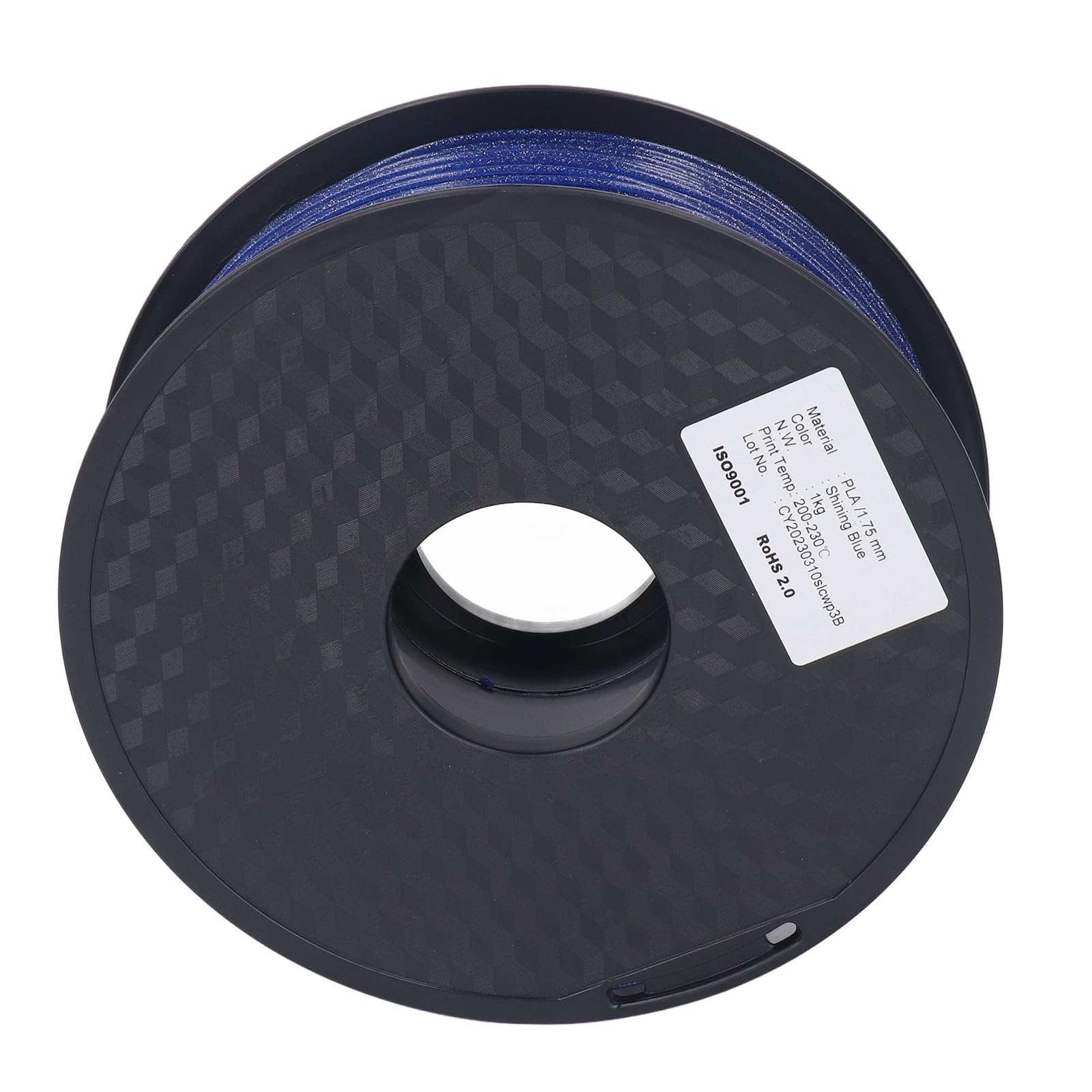 Filament do drukarki 3D 1,75 mm błyszczący, musujący niebieski, mocny, gładki jedwabny materiał eksploatacyjny PLA dla entuzjastów i profesjonalistów druku 3D