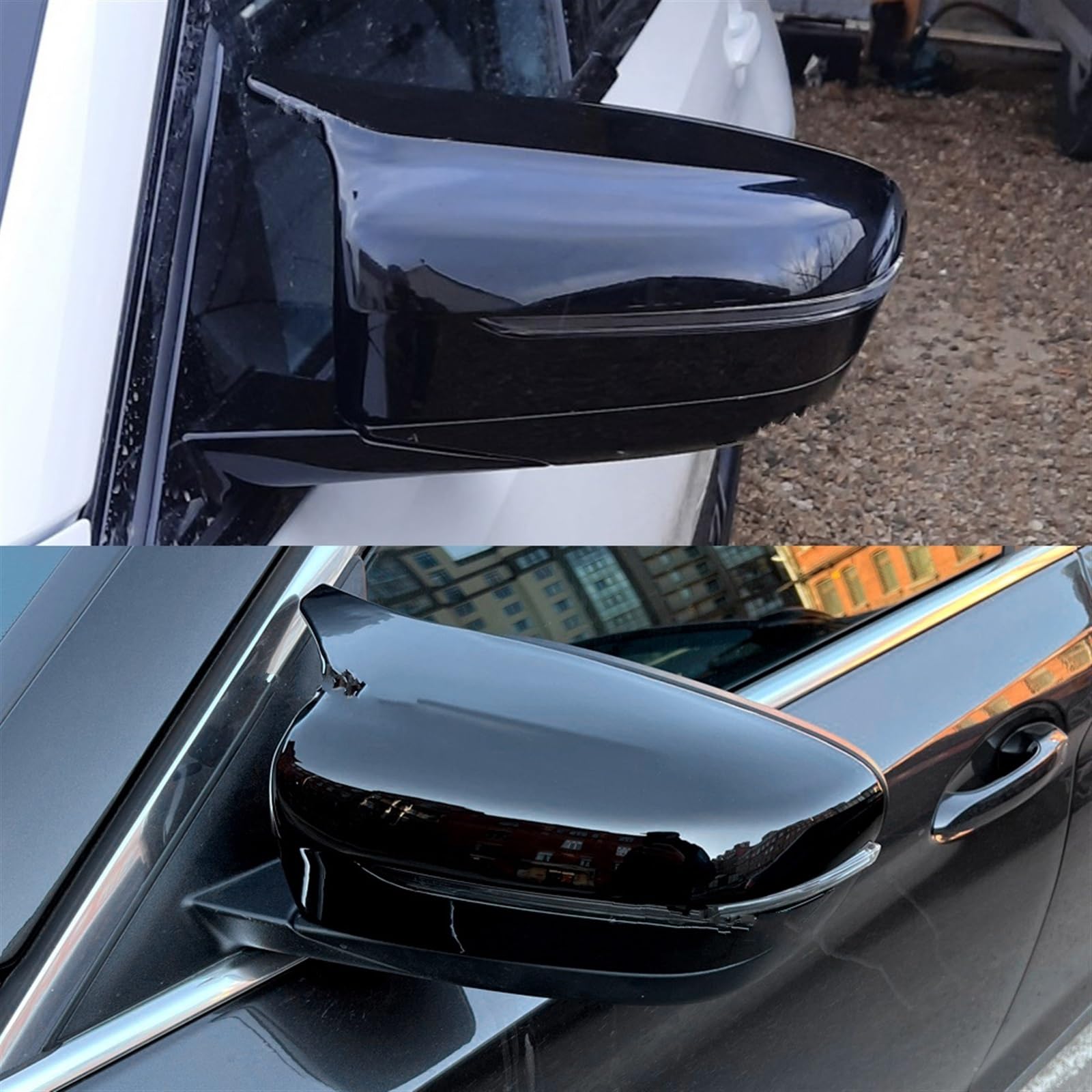 Copertura Specchietto Retrovisore Per BMW 4 5 7 Serie 8 G30 G31 G38 Sostituzione Dell'ala Laterale G22 G11 G12 Copertura Dello Specchio Vista Posteriore Calotta Specchietto Retrovisore (Colore : Carb