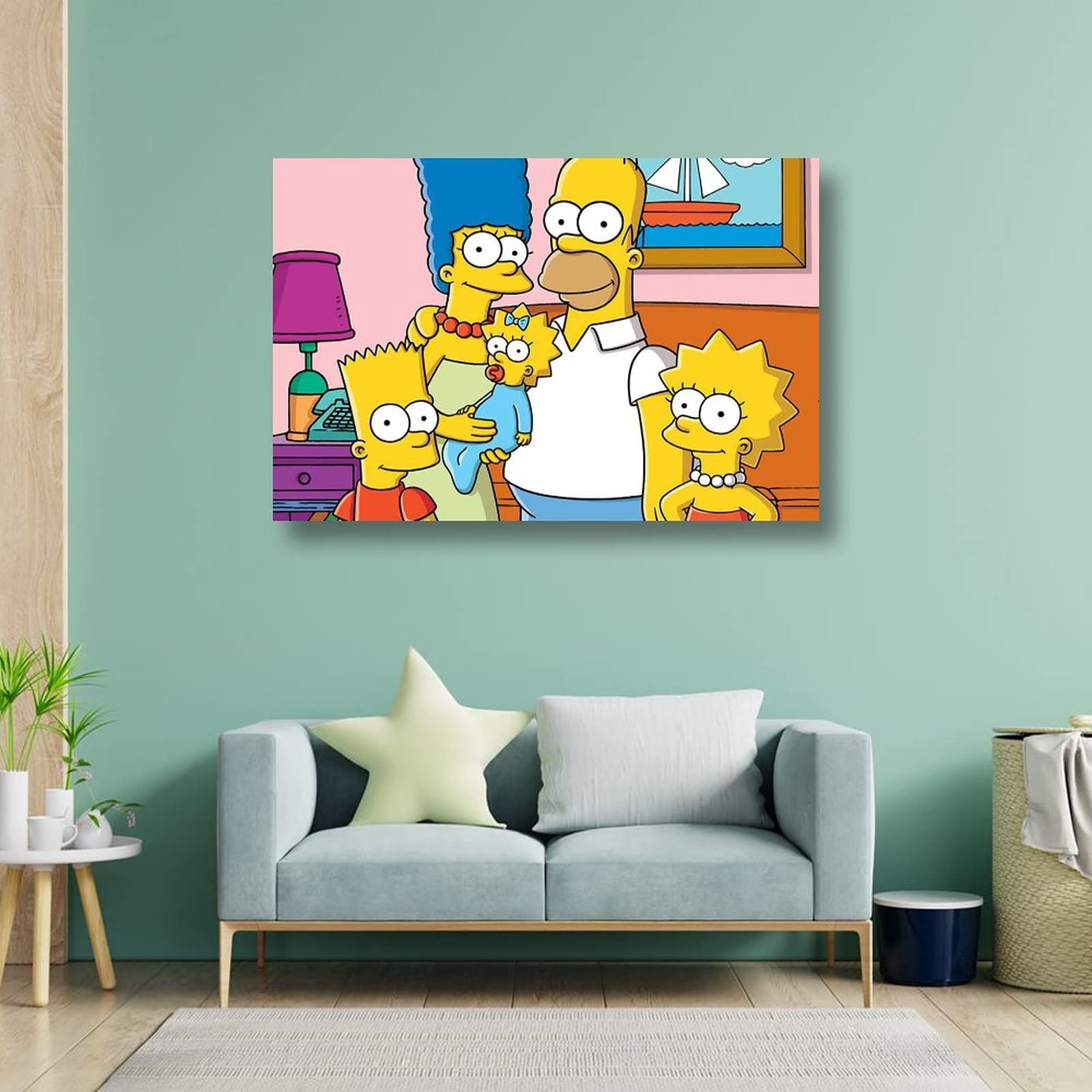 Amazon.co.jp: The Simpsons アニメポスターシンプソンズ プリント