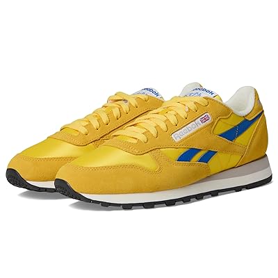 Reebok Lifestyle Classic Leather Shoes Golden Haze/Optimum Blue/Chalk