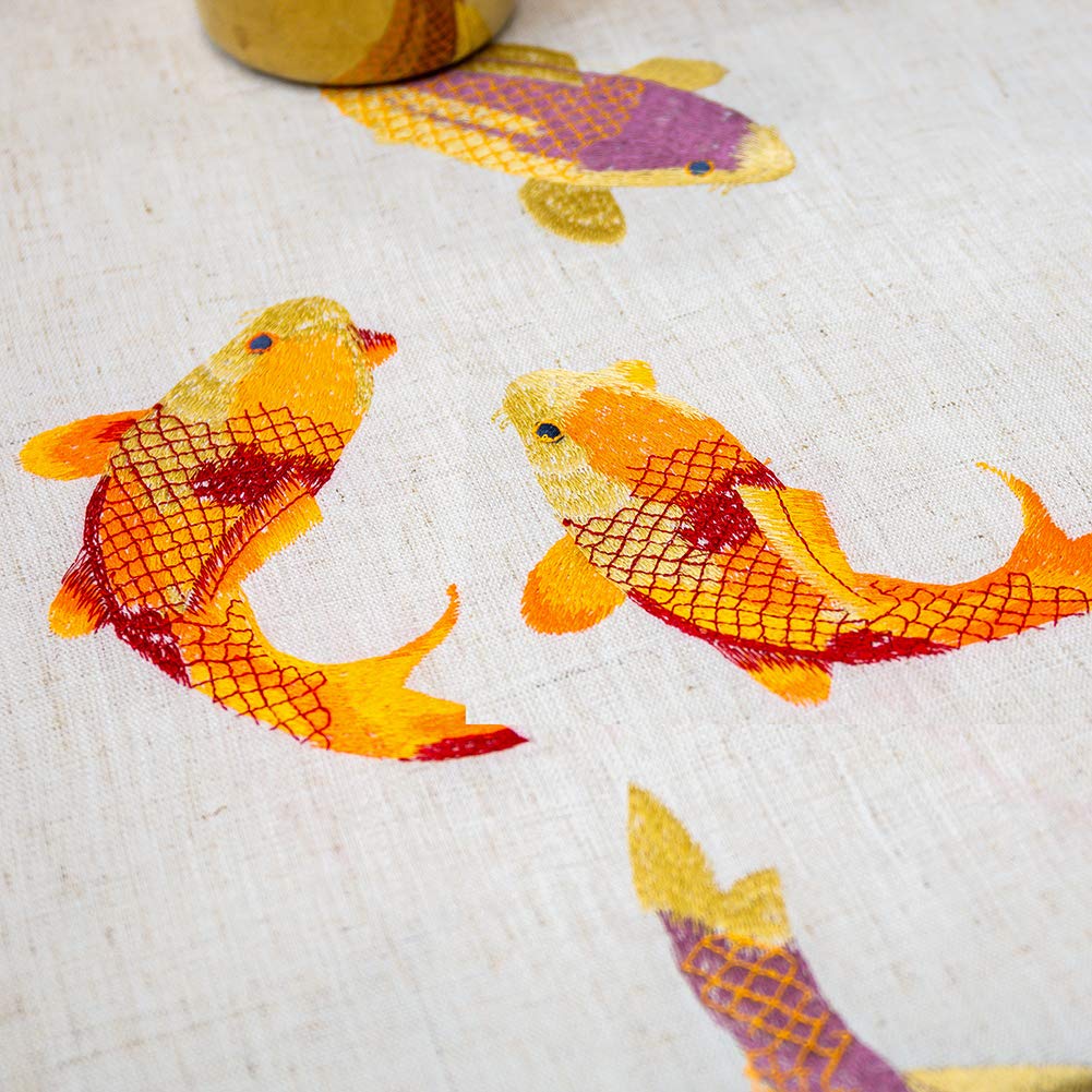 Flei Mantel Impermeable 130x130cm, Antimanchas Manteles Algodon Lino, Resistentes a Las Manchas y la Humedad, para Restaurante Fiestas - Blanco Crema