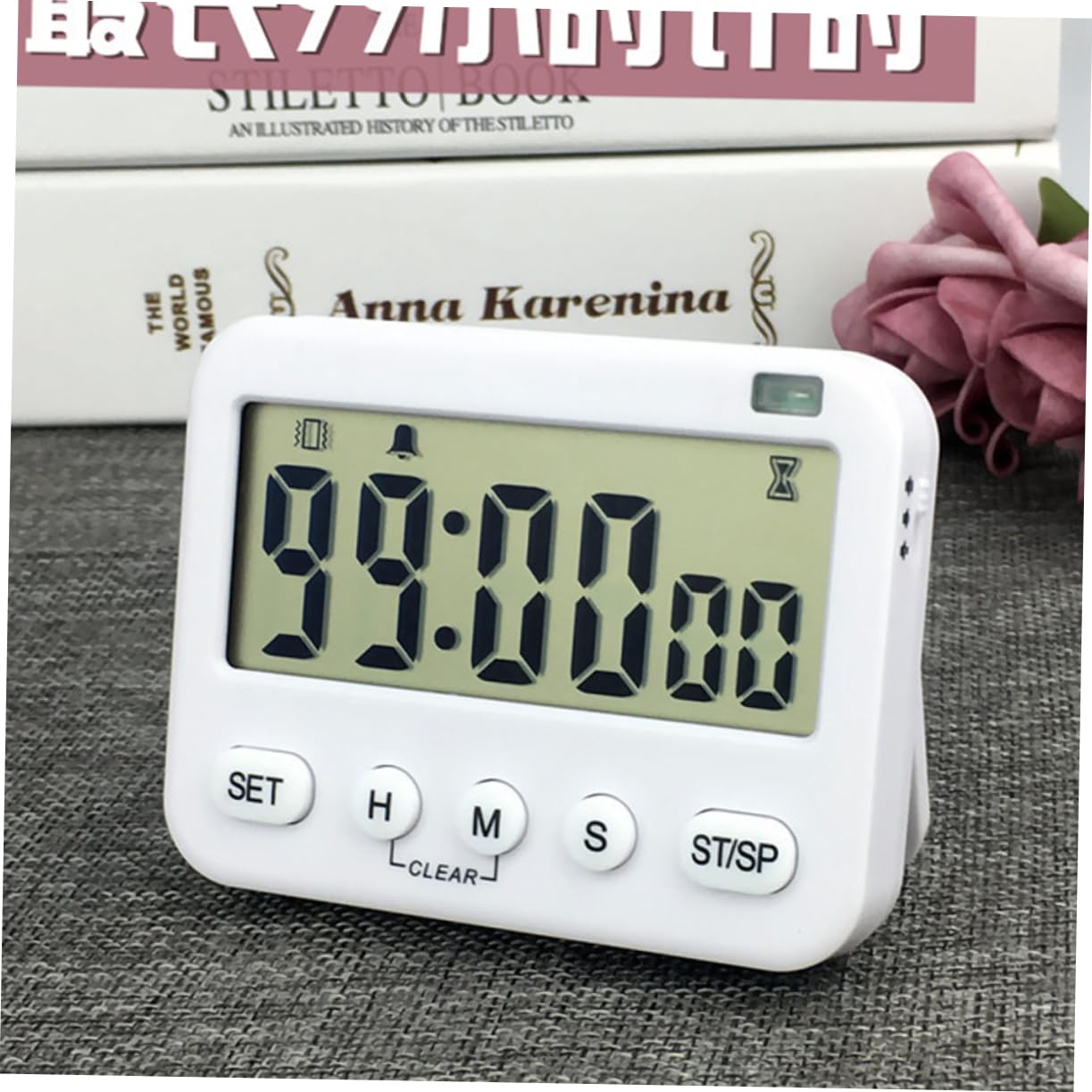 ABOOFAN 2St Digitale Eieruhr digitaler Countdown-Timer duschtimer für dusche herrenuhren wecker Kinder Fitnesstraining Schüler- magnetisch Erinnerung Zähler Knopf Büro