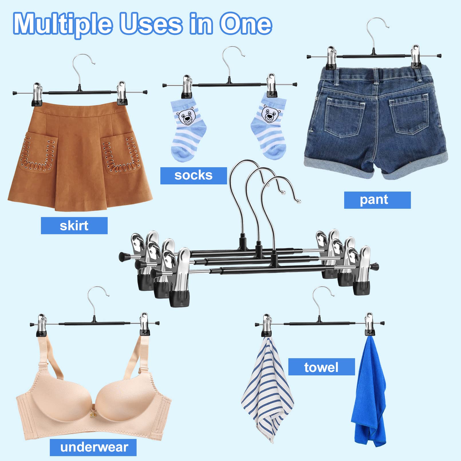 Paquete de 20 Perchas para Pantalones (Perchas para Pantalones)