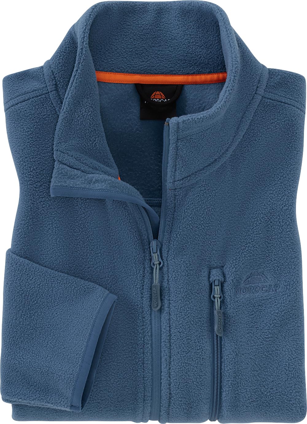 NORDCAP Fleecejacke für Damen und Herren mit Stehkragen, schnelltrocknende Sportjacke mit 3 Taschen, wärmende Übergangsjacke in Regular Fit, Gr. S-3XL