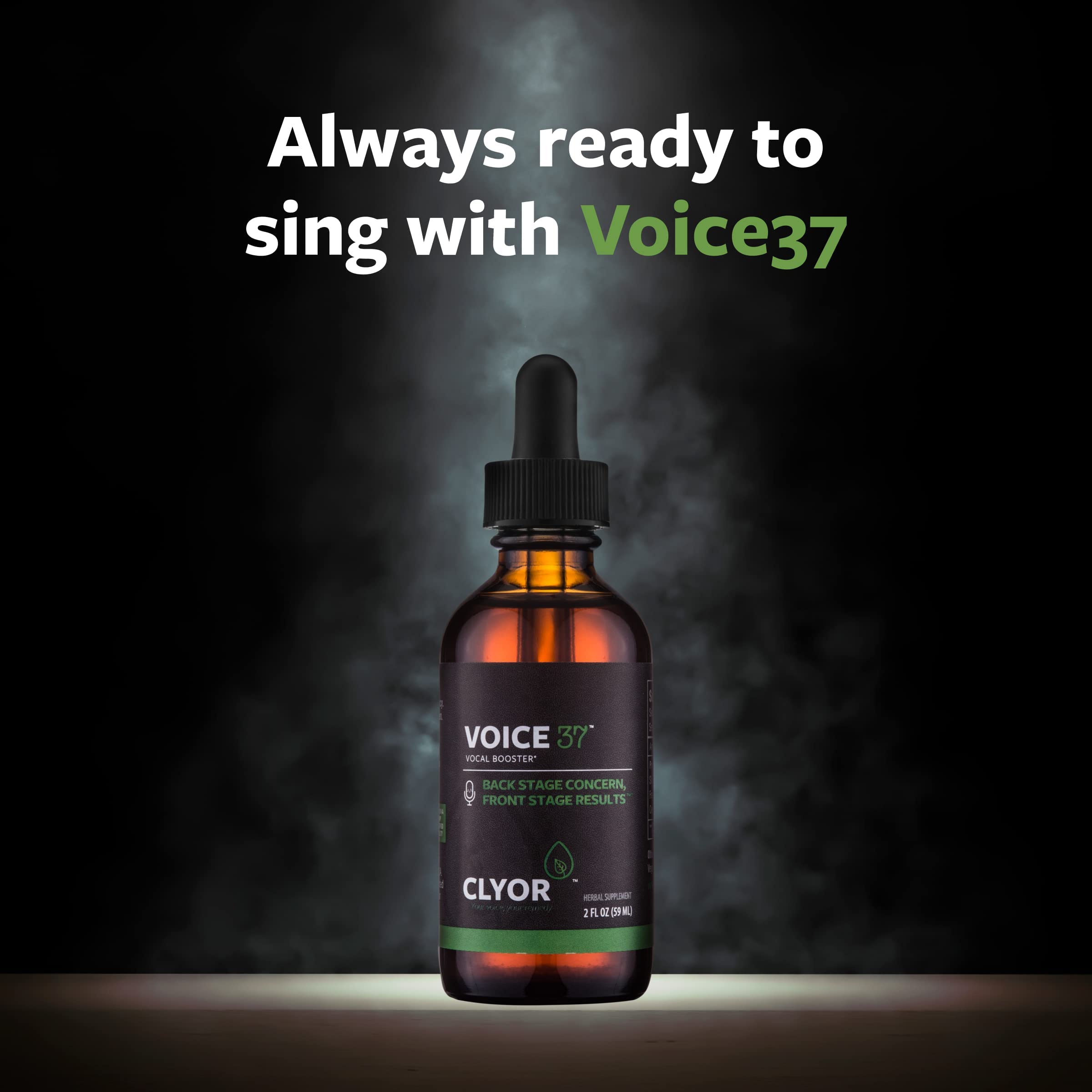 CLYOR Voice37 Voice Remedy for Singers Vocal Support & Throat Soother, 2 oz — Amazon image 3