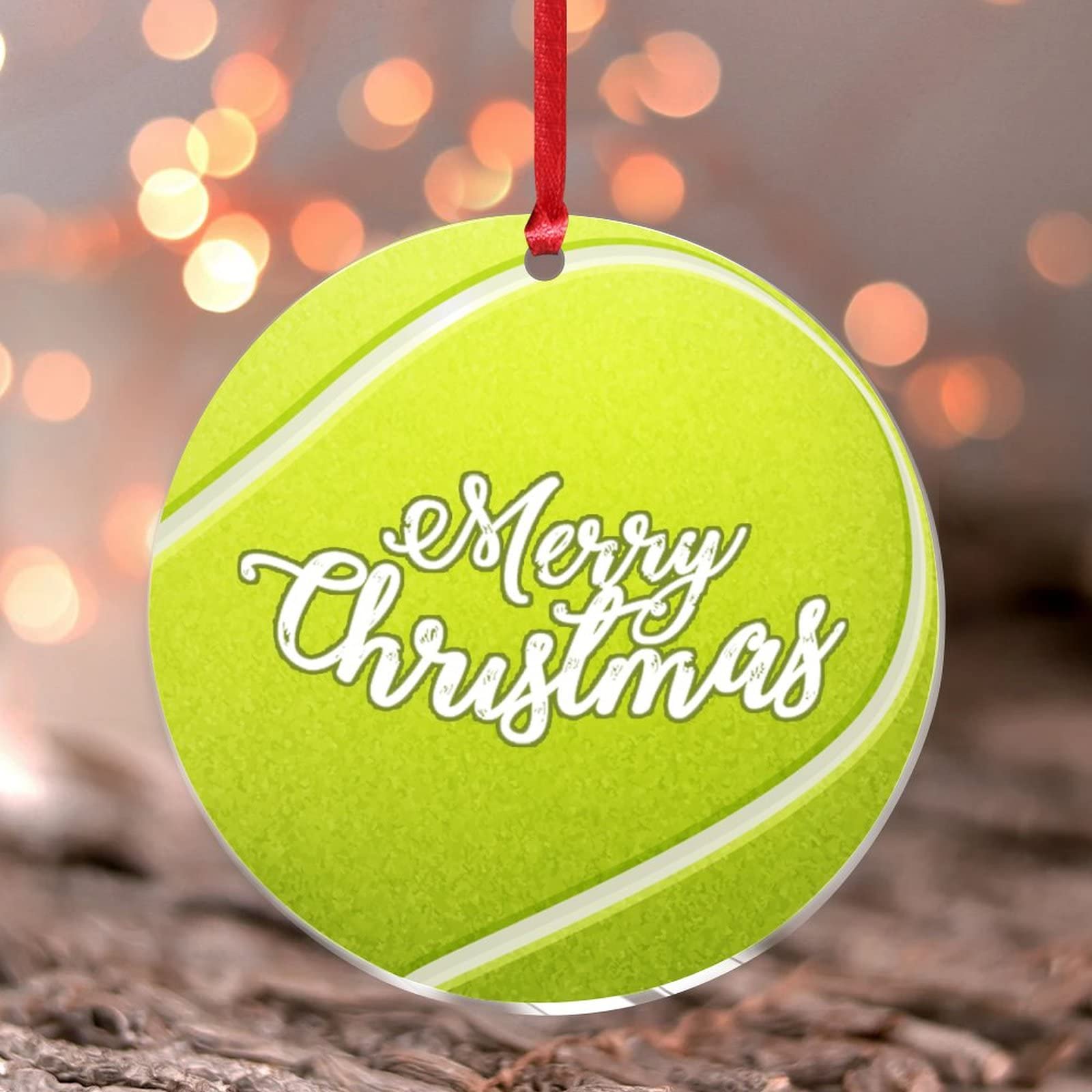 Kunststoff-Sportball-Ornament Mit Baseball-, Golf- Und Fußballmustern Für Weihnachtsbaumdekoration, Um Ihre Saisonale Feier Zu Verbessern