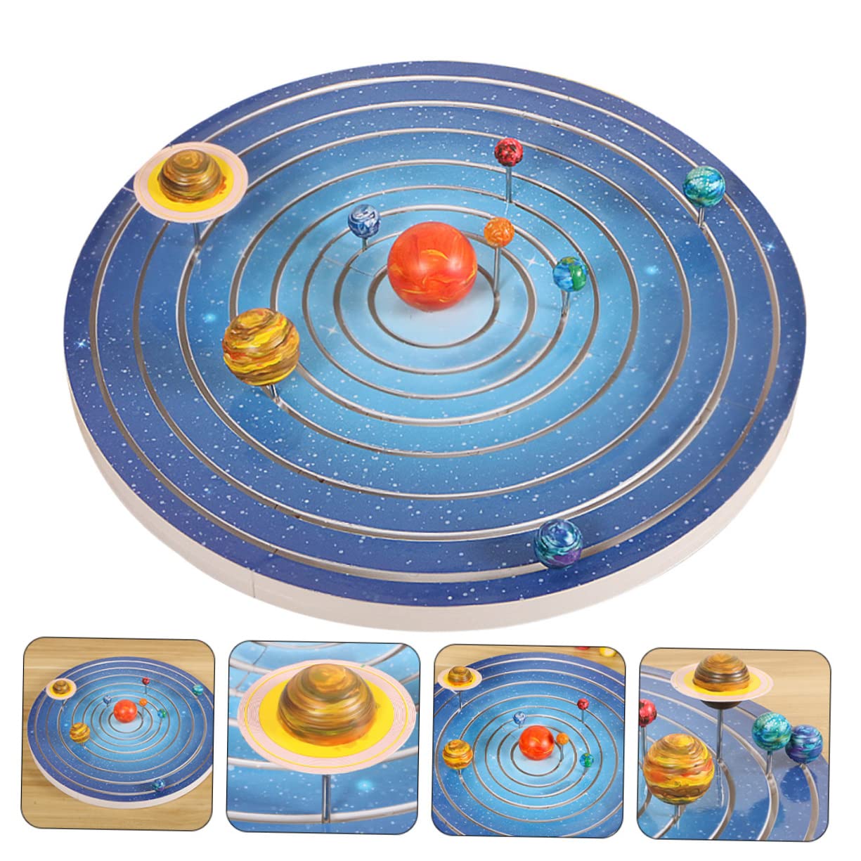 Kit de Pintura del Sistema Solar para Niños 8 Planetas en Plástico Blanco, Fácil de Pintar y Armar, Adecuado para Proyectos DIY y Juegos Infantiles Educativos
