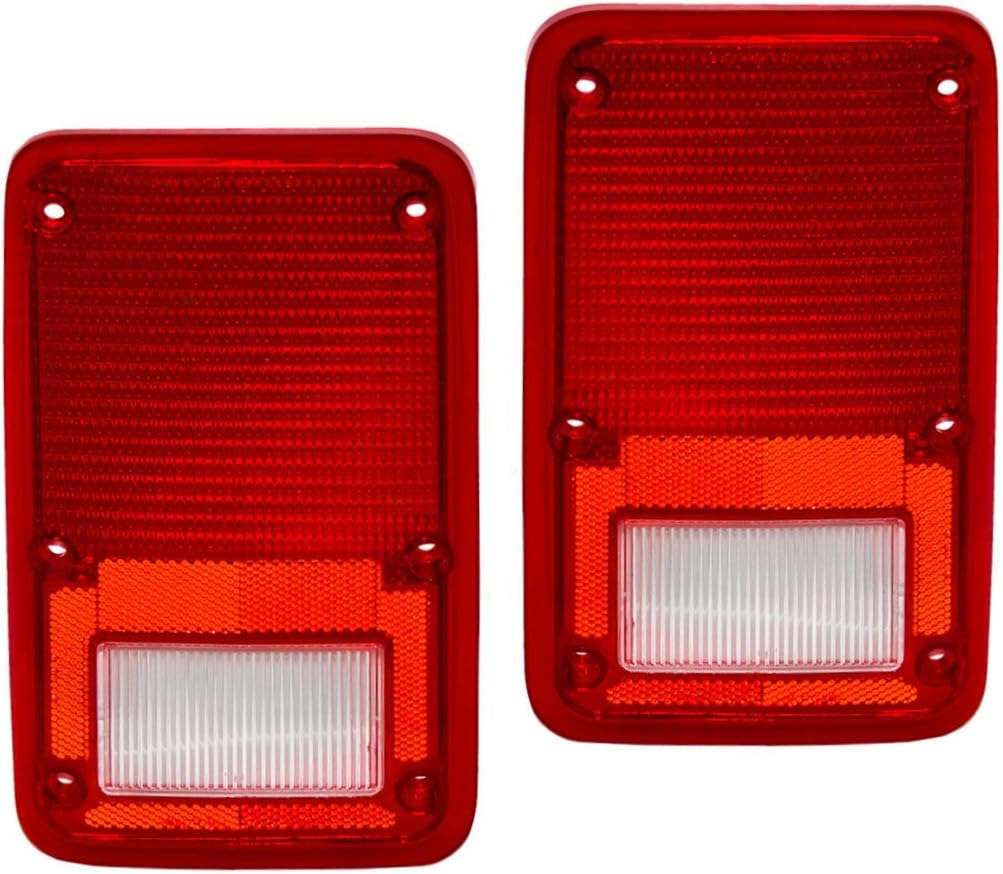 Rareelectrical New Pair Of Tail Lights Compatible With Dodge B150 B250 B350 1981-1993 Ch2808102 4057973 Ch2809102 4057972