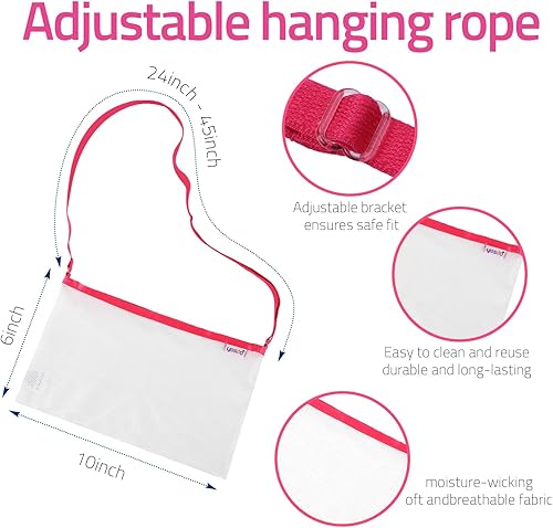 Miniatura 6 de Bolsa de drenaje para mastectomía y ducha para apoyo y comodidad ajustable