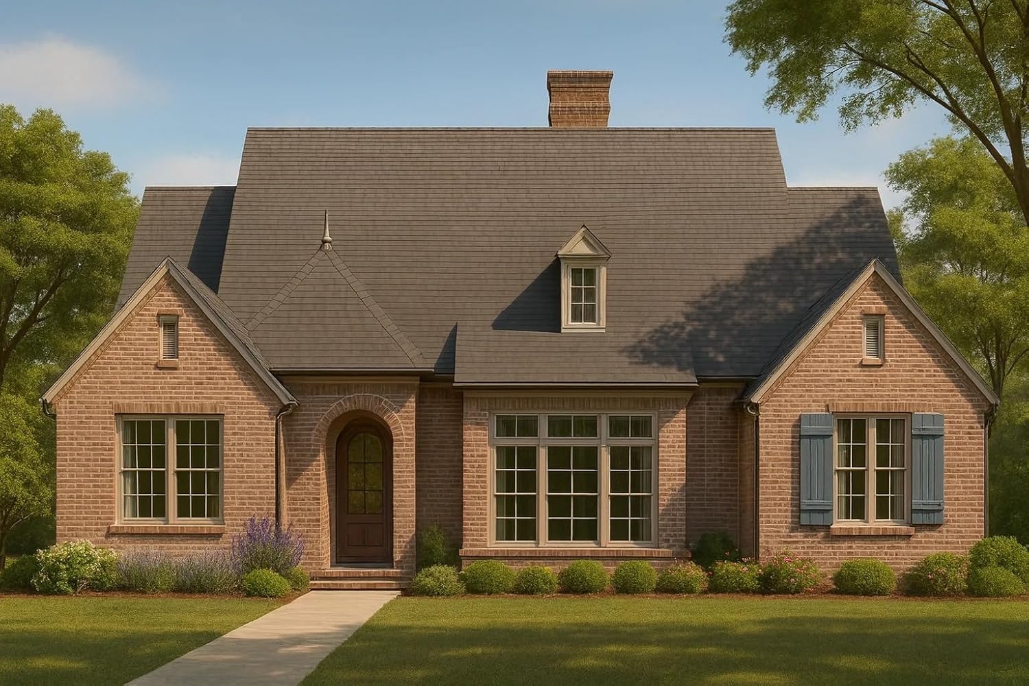 11-1996 House Plan - Tudor Revival Home Plan - 3-Bed, 2-Bath, 2,150 SF