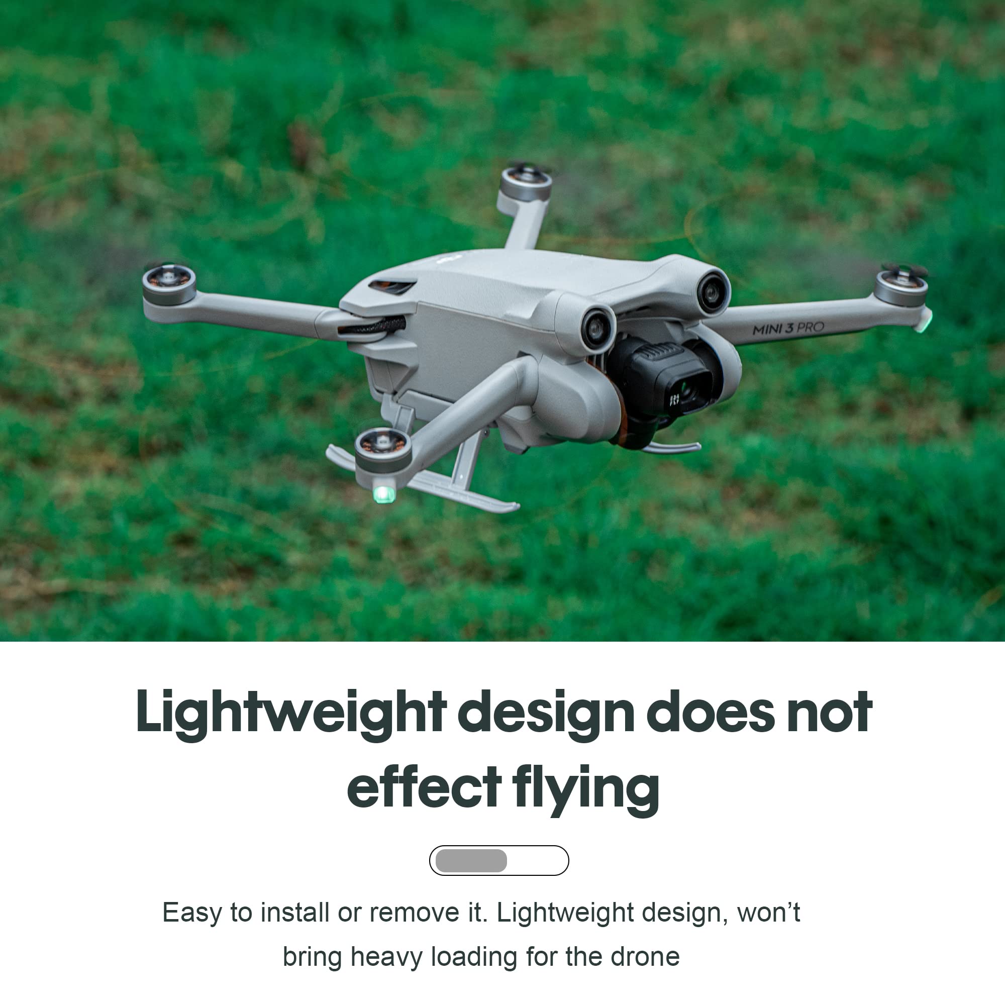 Landefüße Für DJI Mini 3 Pro Drohne – Faltbar, 30 Mm Höhe, Schützt Vor Schmutz, Einfache Installation