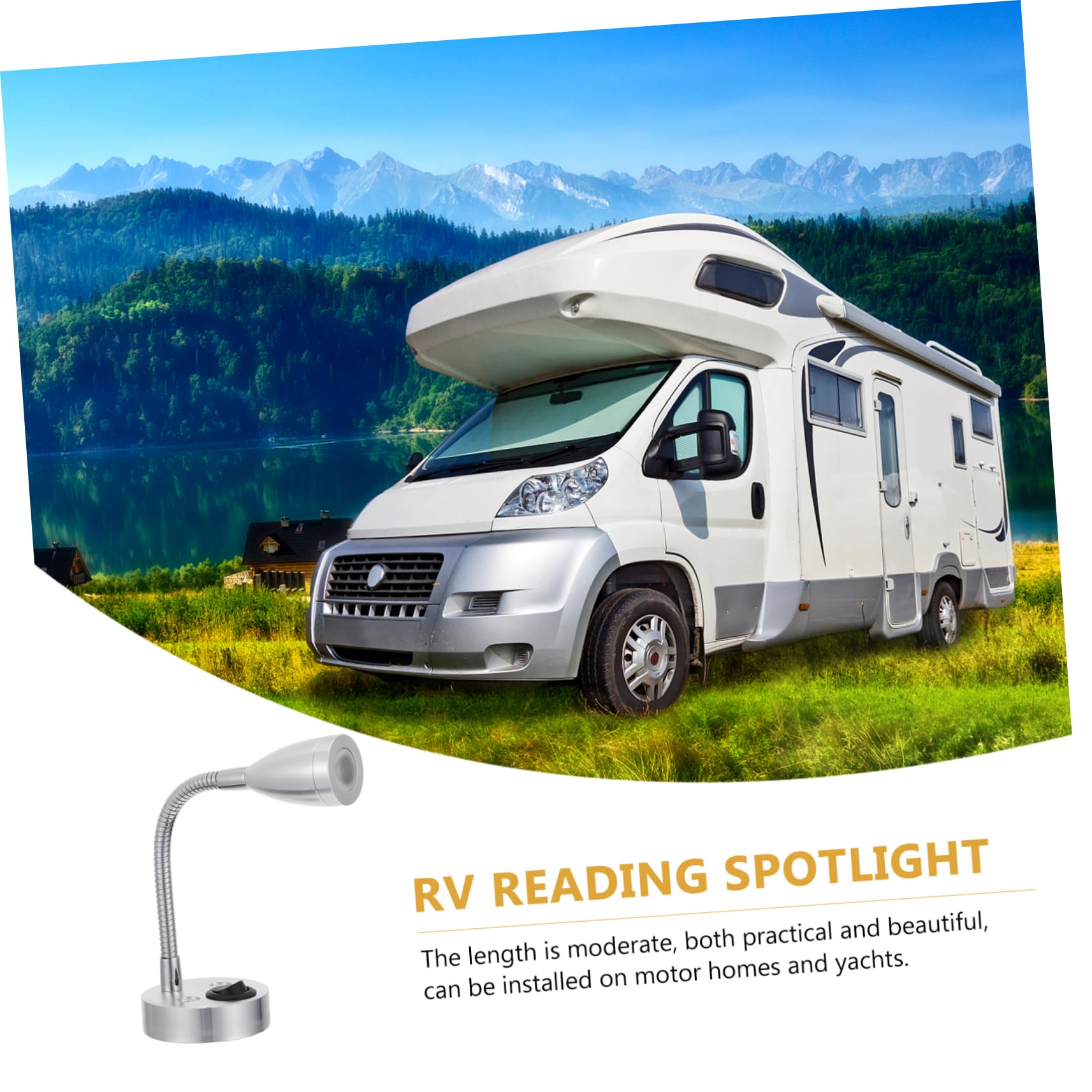 HAPINARY Led Reading Spotlight Camper Lights for Rv Yacht Boat 3w Marine Rv Yacht Led Reading Light