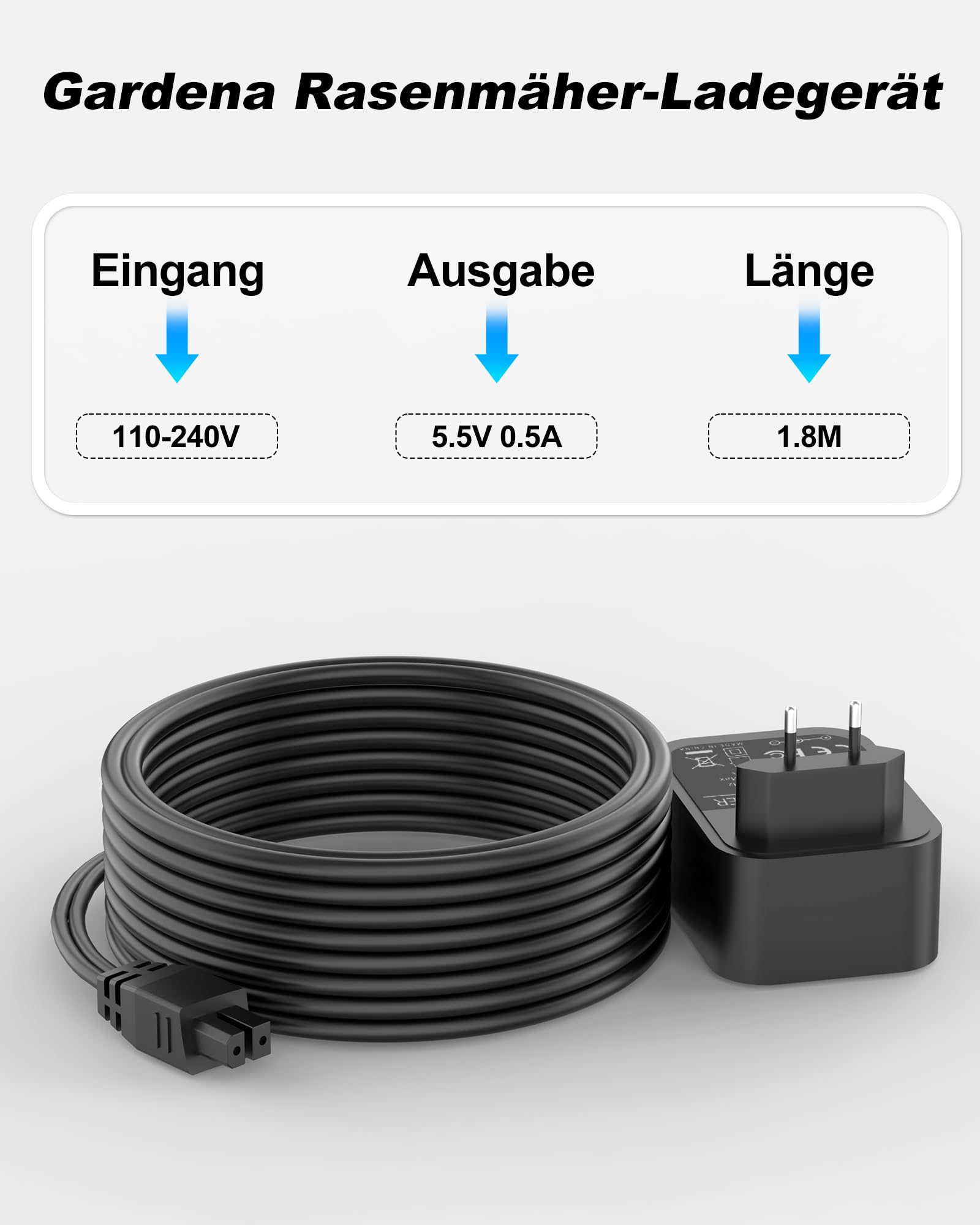 Gardena 9850-9852 akumulatorowe nożyce do trawy ComfortCut ClassicCut, ładowarka 5,5V