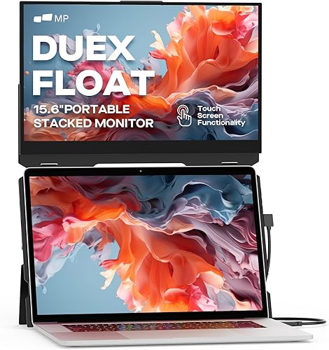 Monitor portátil Duex Max Mobile Pixels 2023, 14.1 pulgadas FHD 1080P IPS Ultra Slim Laptop Extender, USB AUSB C Plug and Play Auto Rotated