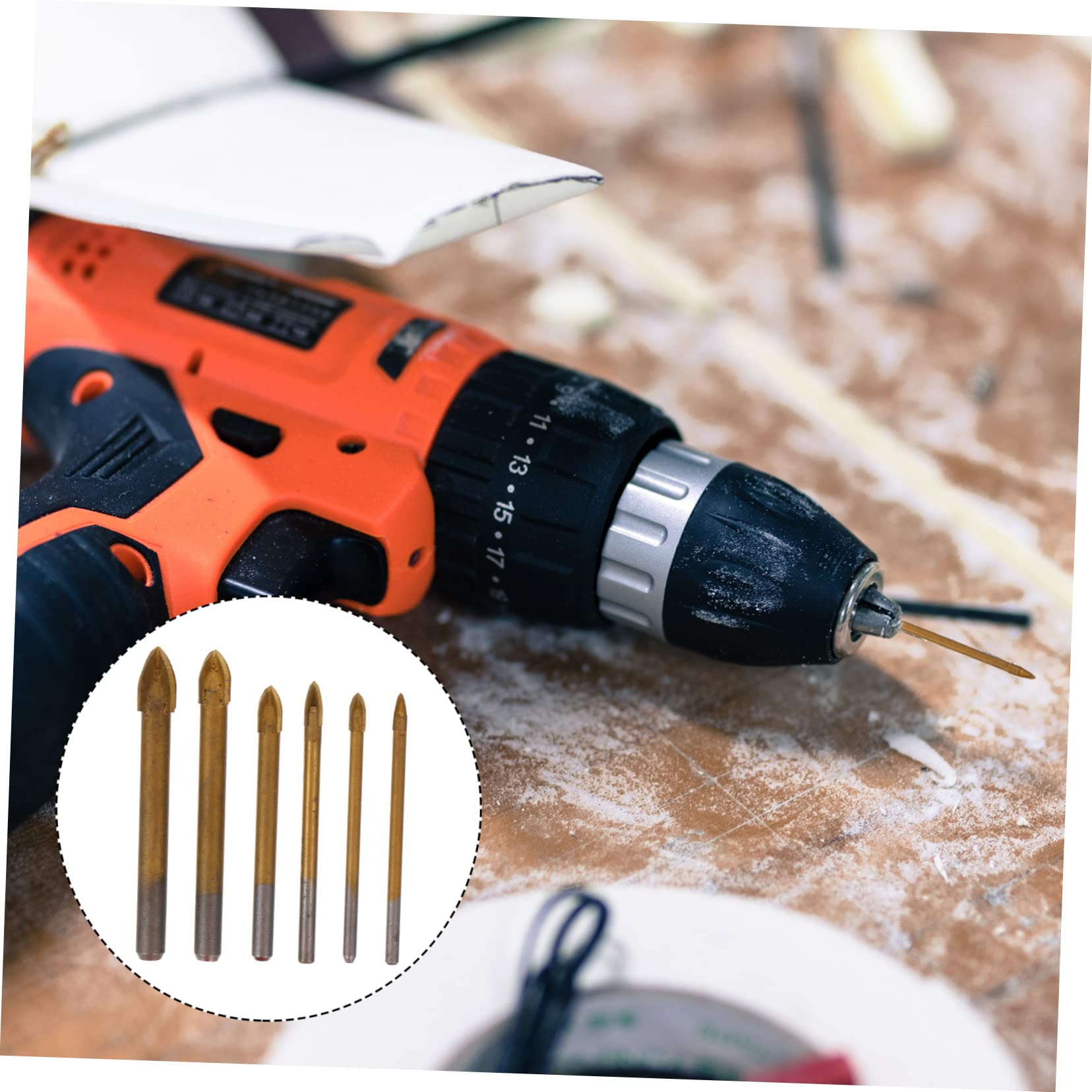 DOITOOL Brocas De Cerámica 3 Juegos Broca Para Azulejos Broca Para Cortar Vidrio De Azulejo Broca De Diamante Para Azulejos Broca Para Azulejos Broca De Vidrio Tornillo Albañilería Metal