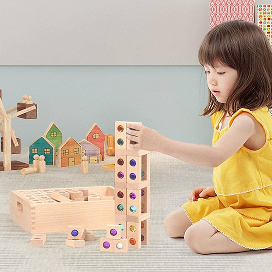 【新品】積み木　４段セット 新品】積み木 4段セット 楽天市場】[積み木 積木 木のおもちゃ