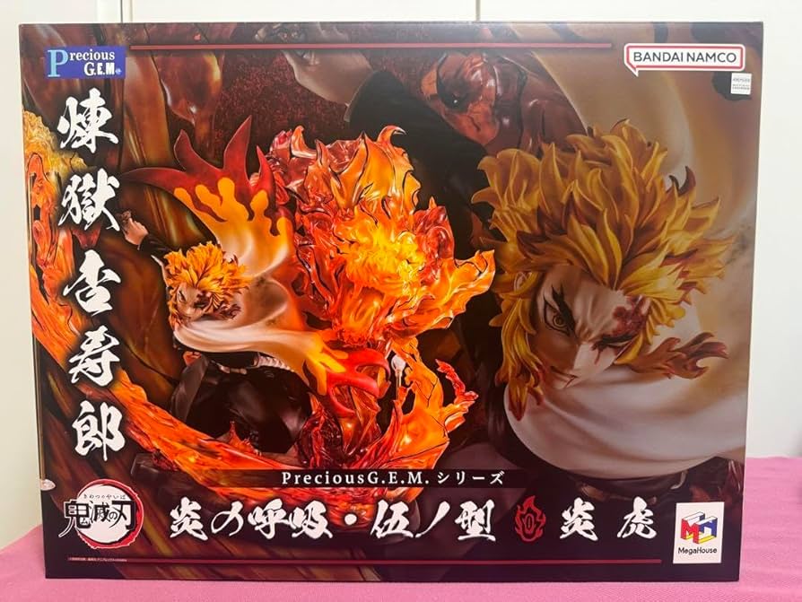 Amazon | アニメ鬼滅 煉獄杏寿郎フィギュア 炎の呼吸 伍ノ型炎虎