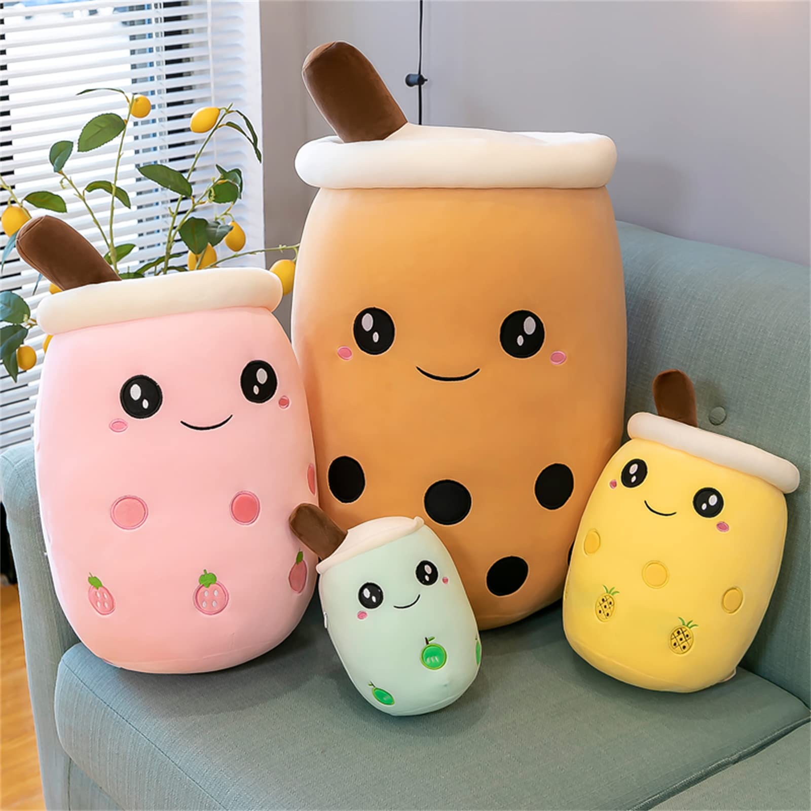 Pupazzo Bibble Peluche Bubble Tea HICAS Bambola Boba Tea 35cm