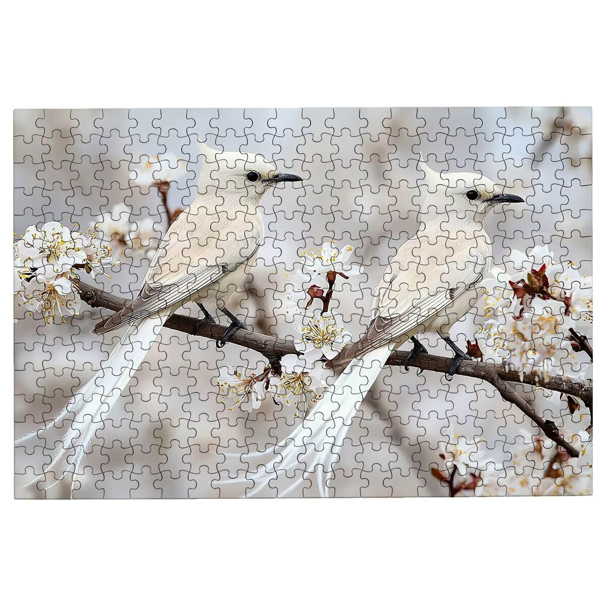 Puzzle 4000 sztuk ptak, puzzle kwiatowe, puzzle 4000 dorosłych, puzzle dla dorosłych z pudełkiem prezentowym, drewniane puzzle wyzwanie dla całej rodziny, oryginalne prezenty dla kobiet Decor -2706