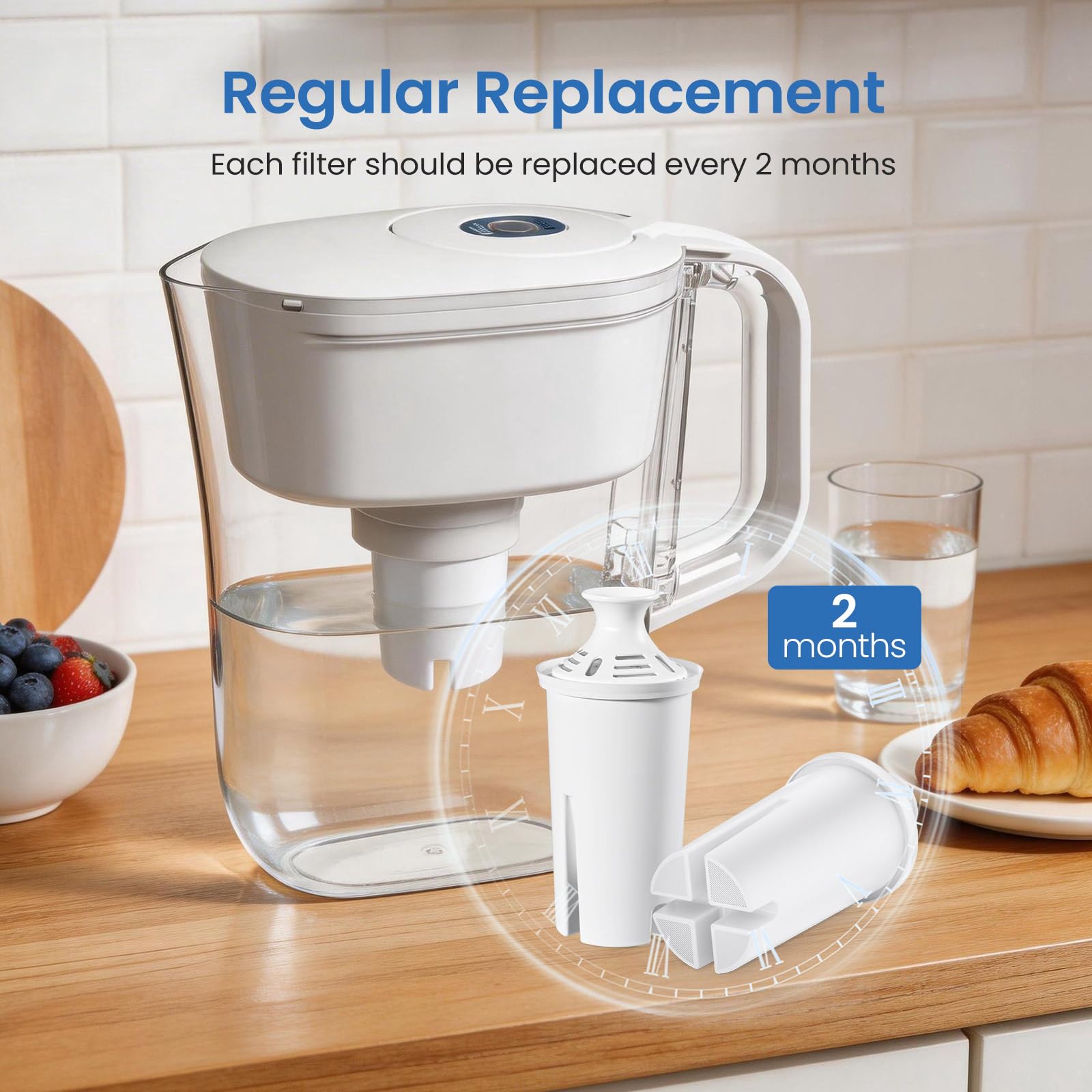 Brita Filter Replacement - 6 Pack for Fresh Water -8