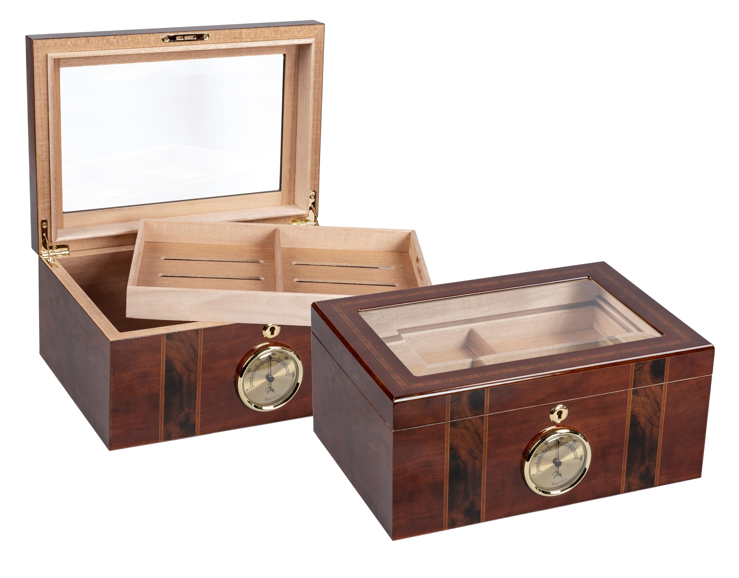 ヒュミドール　葉巻ケース　最高級！ 楽天市場】シガーケース ヒュミドール 保湿器 葉巻保管庫 象嵌