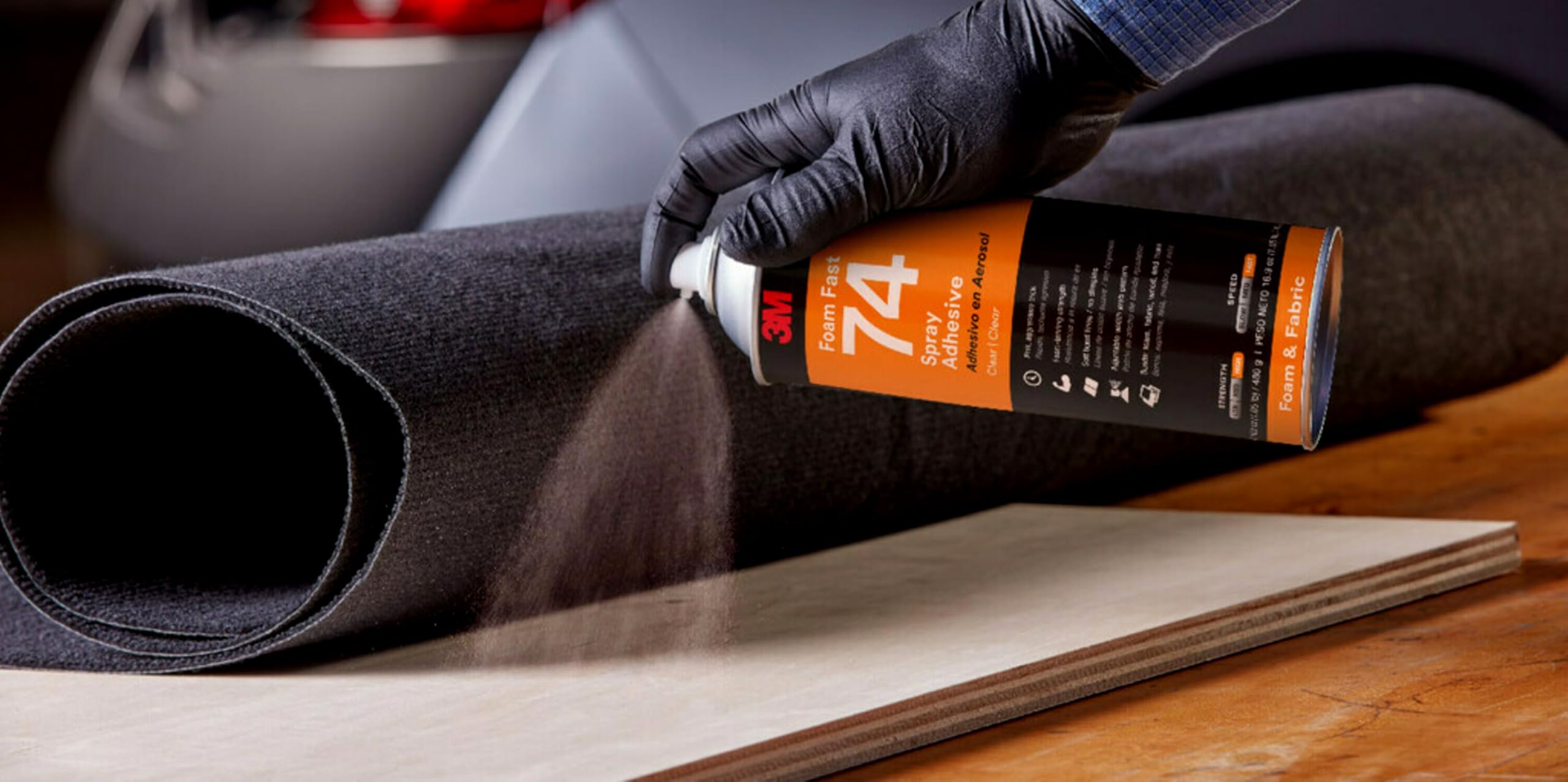3M Spray Adhesivo 74 Rápido para Espuma, 500 ml, 1 unidad