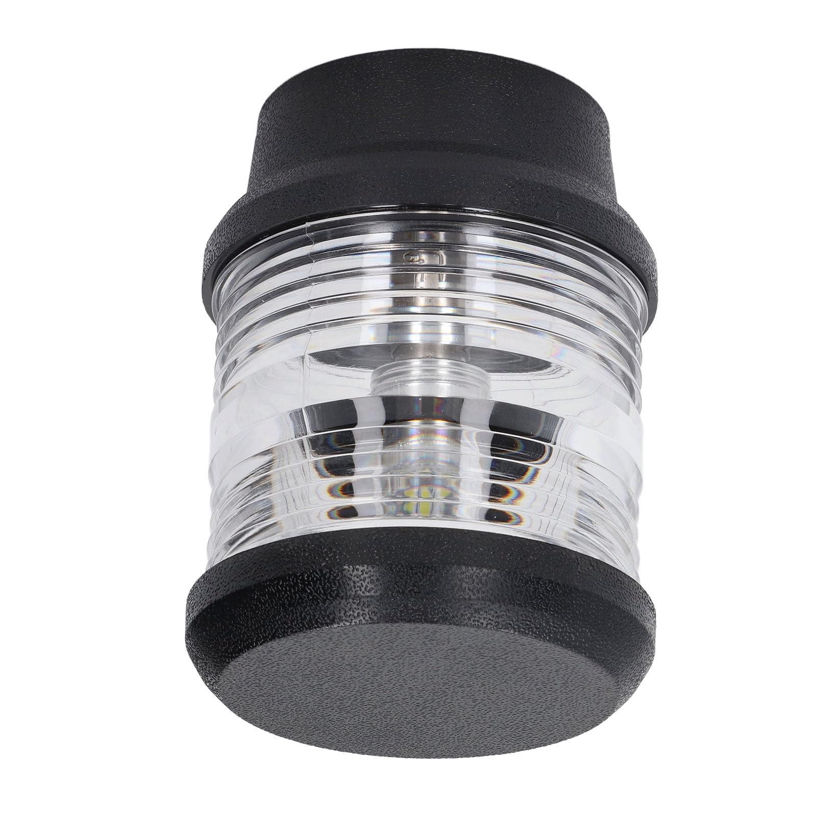 Jiawu Światło Okrągłe do łodzi, 360 Stopni LED IP65 Wodoodporne Widoczność 2 NM Moc 5 W 10-24 V LED o Szerokim Napięciu Kotwiczna Morska, Kotwiczna ze składaną podstawą do łodzi i Jachtów