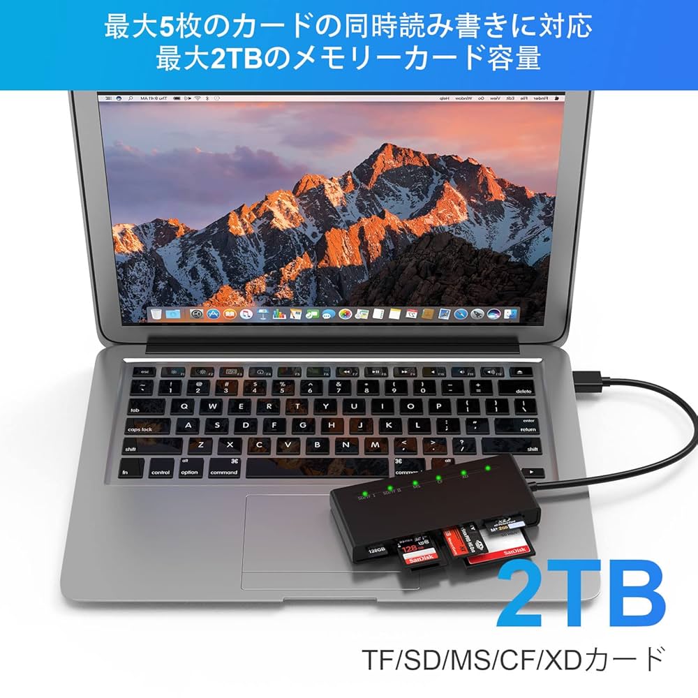 Amazon.co.jp: SDカードリーダー、7 in 1 USB3.0 カードリーダー