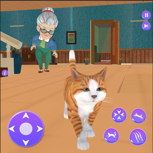 Frecher Katzensimulator vs. wütende Oma Streich Flucht Spaß Spiel 2025