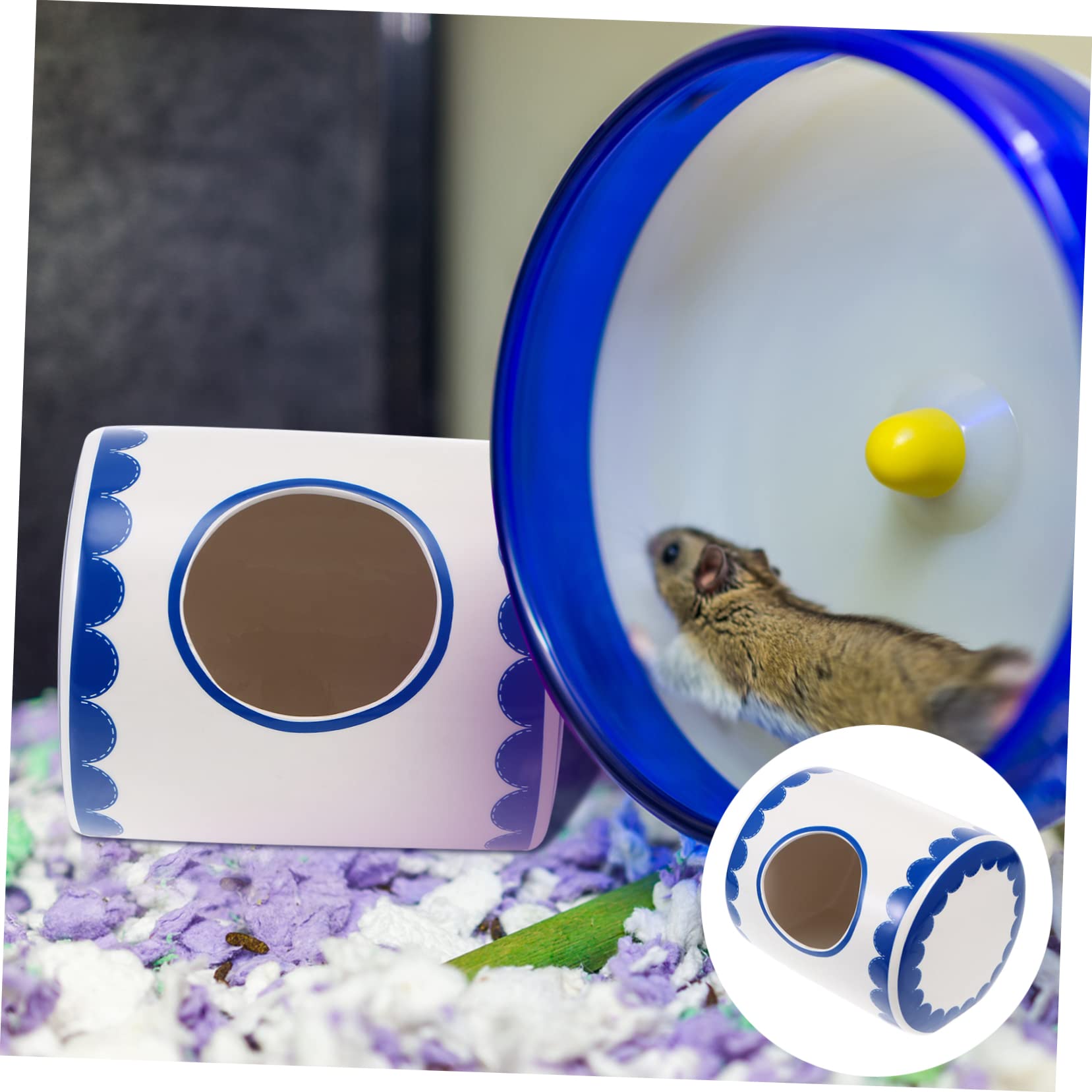 POPETPOP Keramik Hamsterhaus Kühlt im Sommer für Hamster und Igel