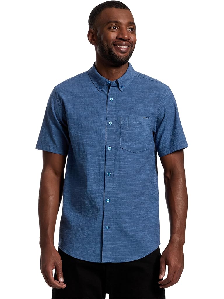 Brown Hurley Icon Stretch Short Sleeve