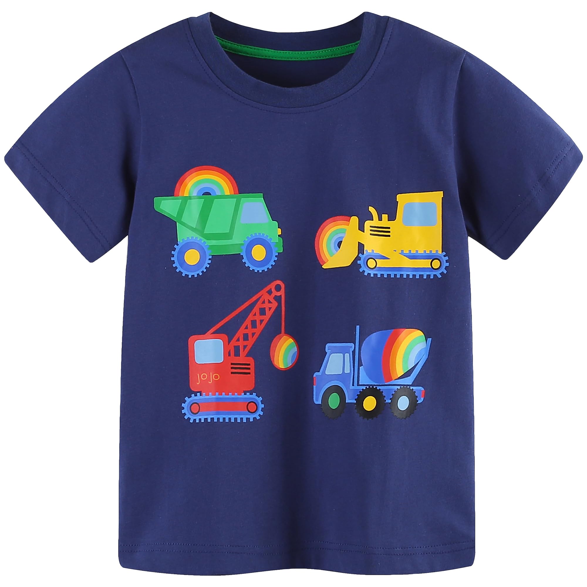 AIWUHE Toddler T Shirts Cotton Summer Tshirts Boys Girls Short Sleeve Tee Tops Casual Graphic Clothes Crew Neck Shirts 2-6Y