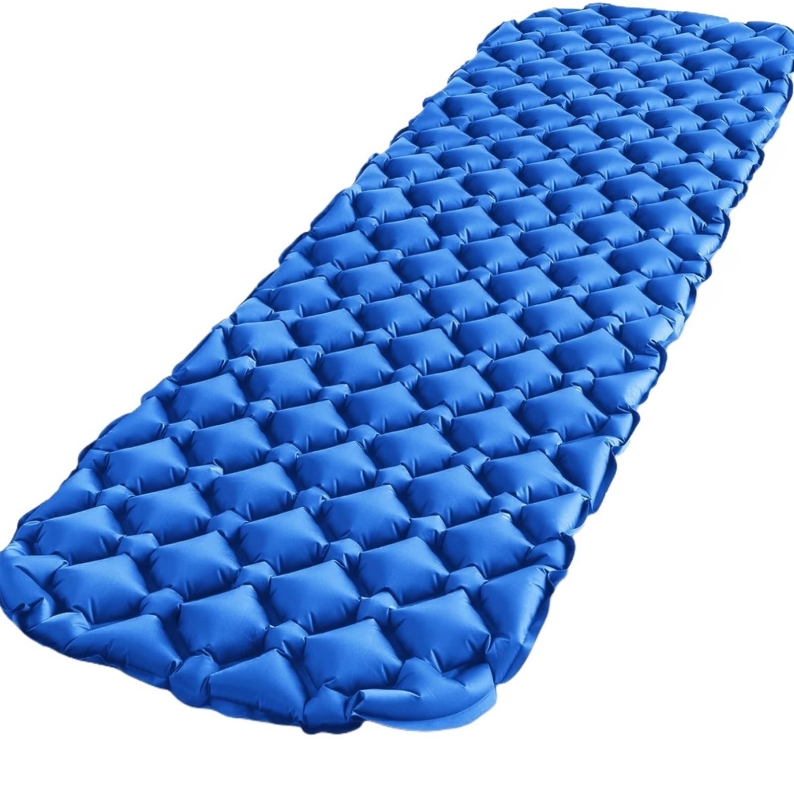 Materac dmuchany Mata kempingowa do spania Mata podróżna do spania Do zewnątrz Materac z poduszką powietrzną(01Royal blue)