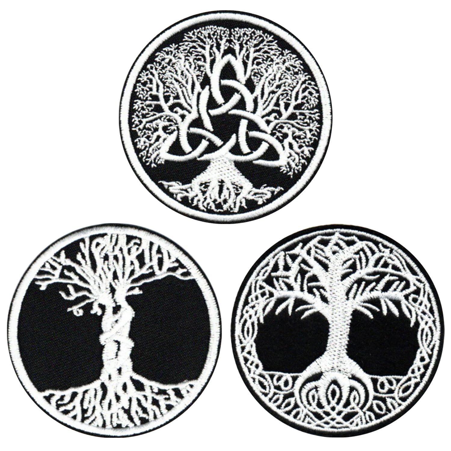 MEMOFYND 3 Pieces Of Embroidery Patches, Clothing Decoration Patches, Clothing Patches, Sewing Patches, Clothing Accessories