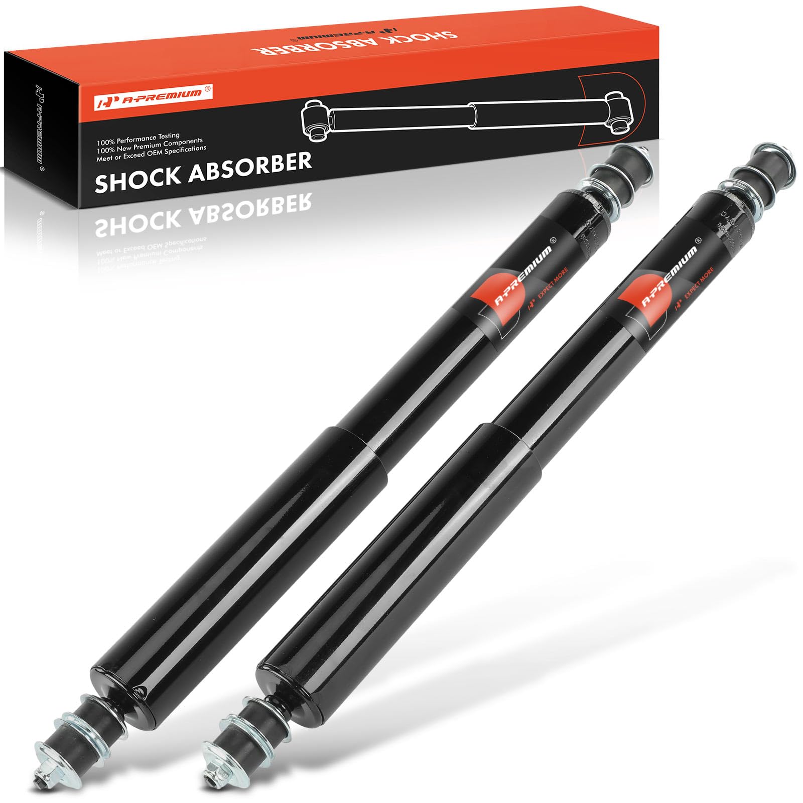 A-Premium Front Pair (2) Shock Absorber Compatible with Toyota Land Cruiser 1991-1998 & Lexus LX450 1996-1997, Driver and Passenger Side