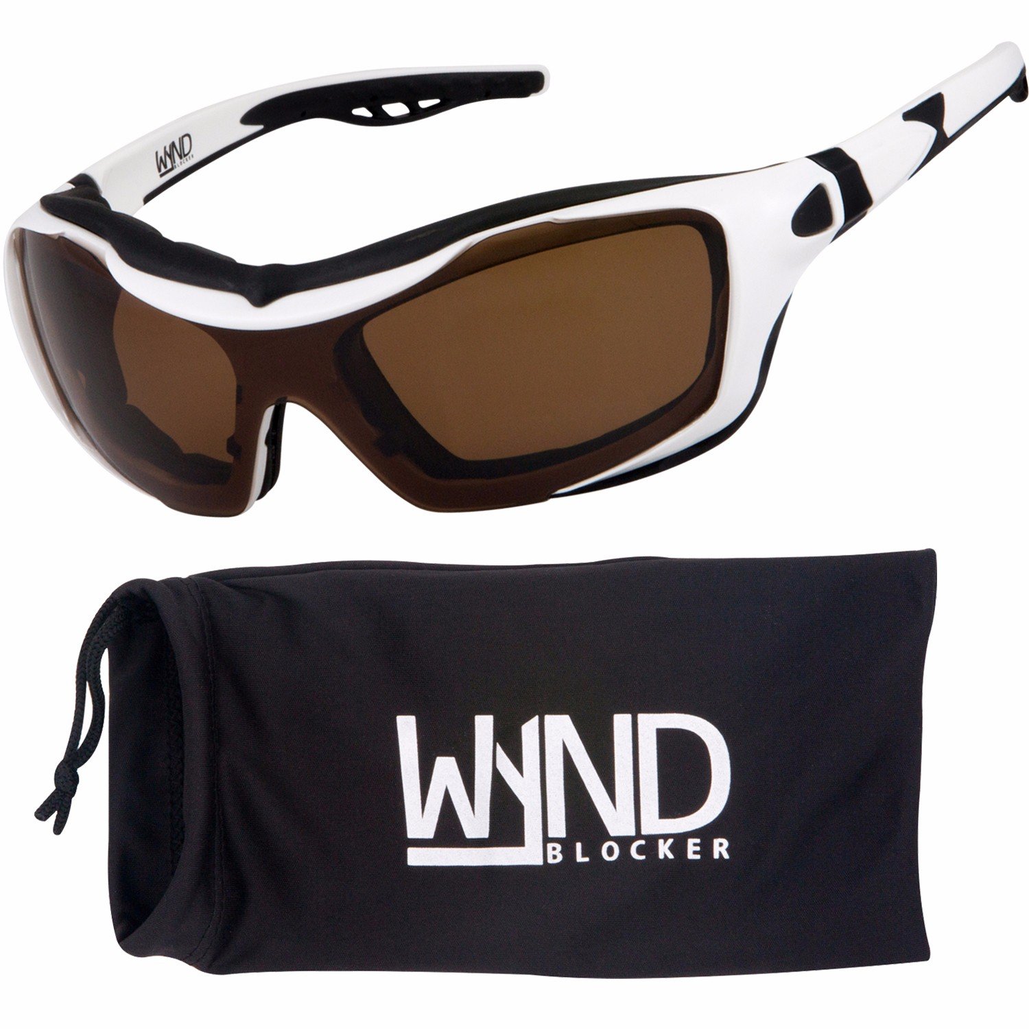 WYND Blocker Polarized Riding Sunglasses Extreme Sports Wrap Motorcycle Glasses