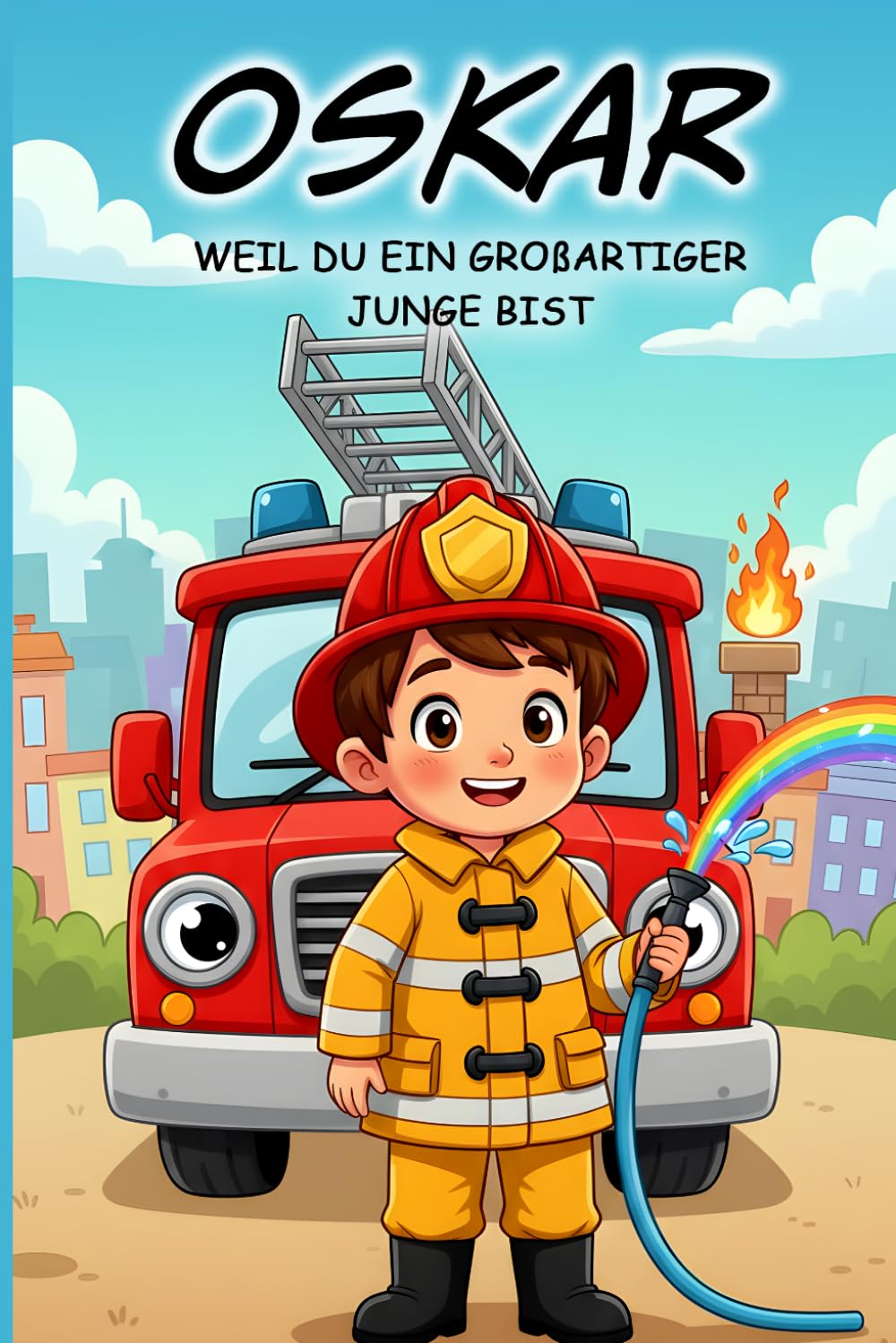 Oskar – Weil du ein großartiger Junge bist: Personalisiertes Kinderbuch für Jungen ab 3 Jahren über Mut, Gefühle und Selbstvertrauen: Tolle ... Für Jungen im Alter von 3 4 5 6 7 Jahren