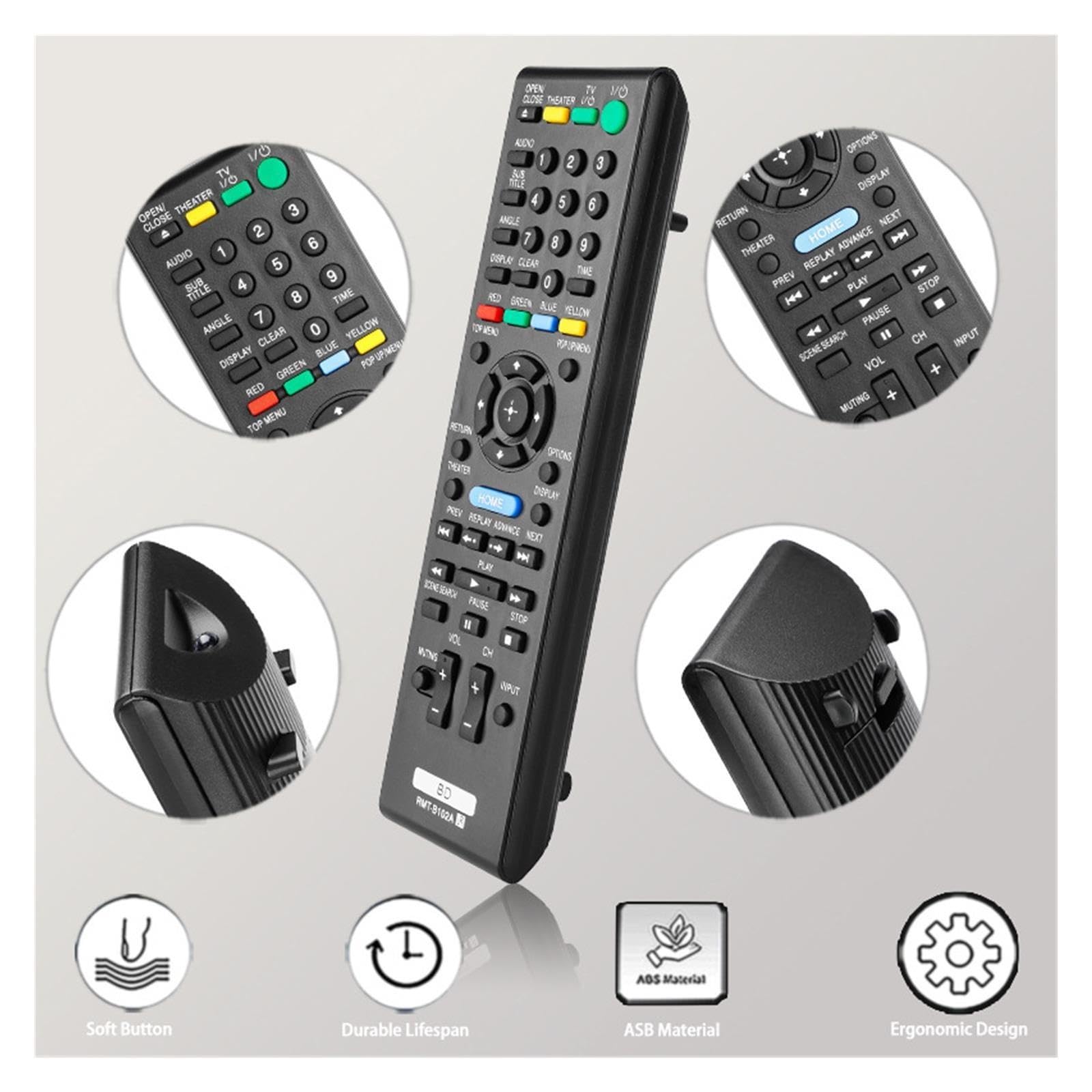 RMT-B102A zamiennik Pilot Odtwarzacz Blu-ray