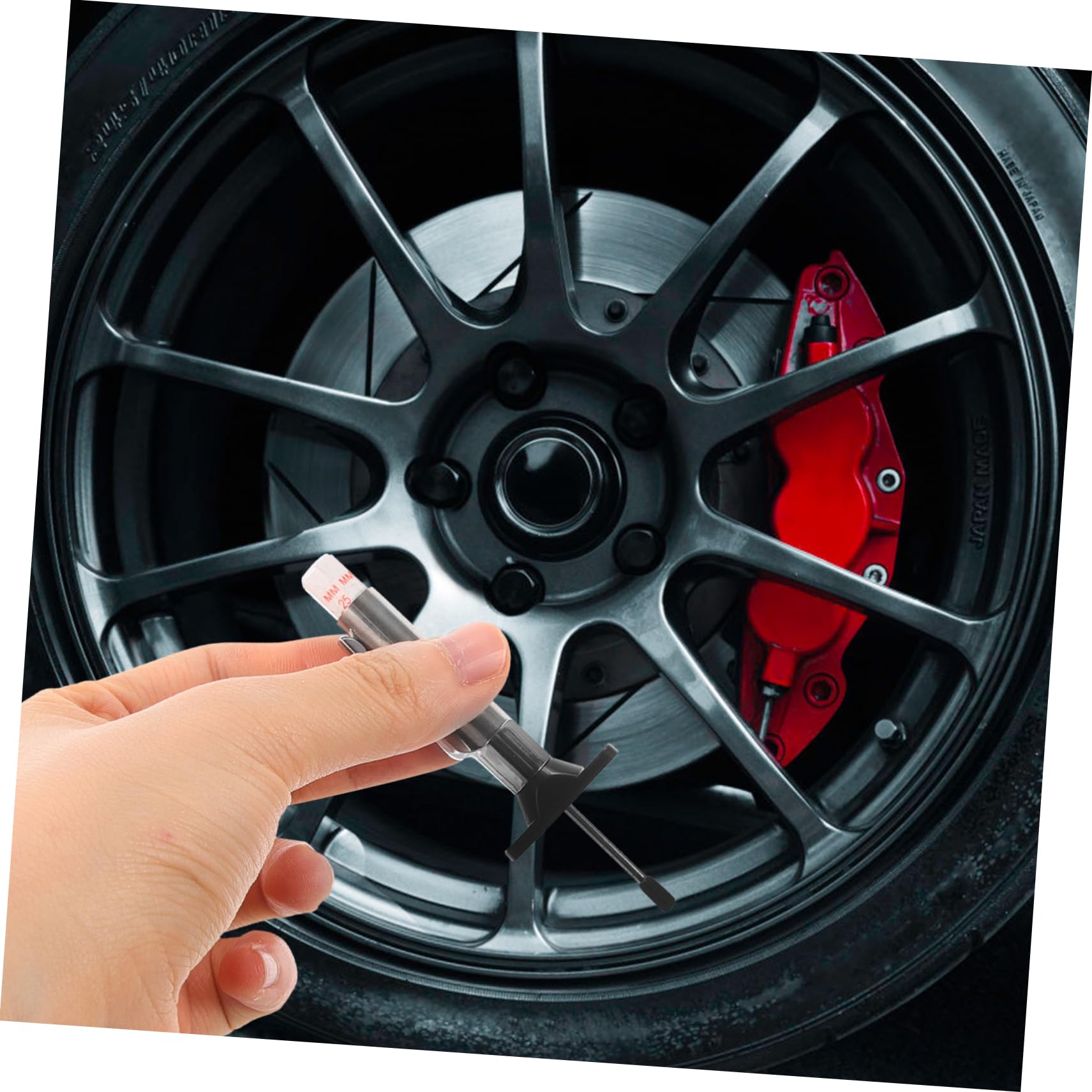 Unomor Tire Depth Gauge Tire Gauge Depth Car Tire Thread Gauge Tire Tread Depth Gauge Tool Measuring Car Tire Tread Depth Gauge Digital Tire Tread Depth Gauge Deep Measure Plastic