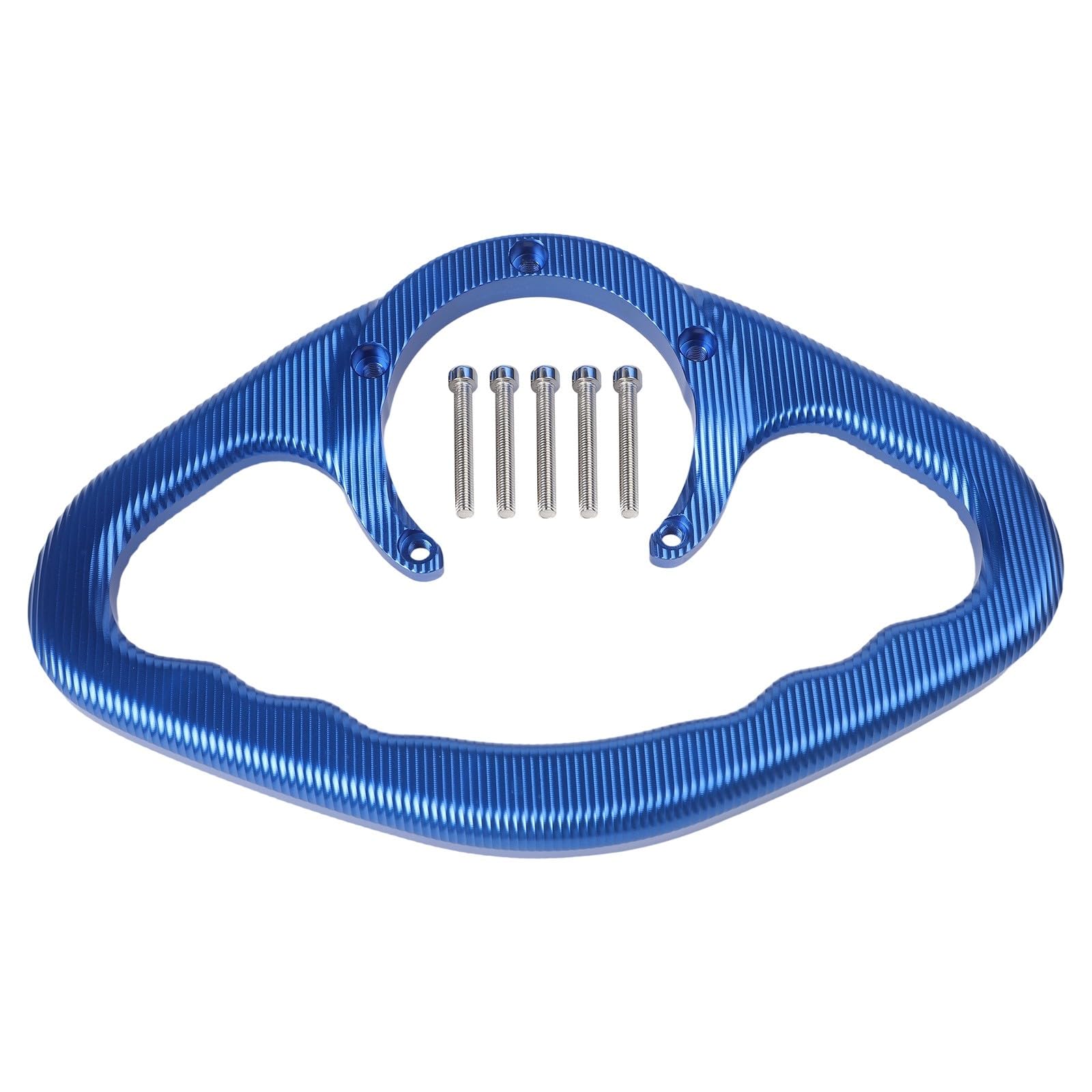 Mango de seguridad para depósito de combustible de aleación de aluminio CNC, para YZF-R1 R6 R3 para mt-09 FZ1 FZ6 FZ8 XJ6 azul